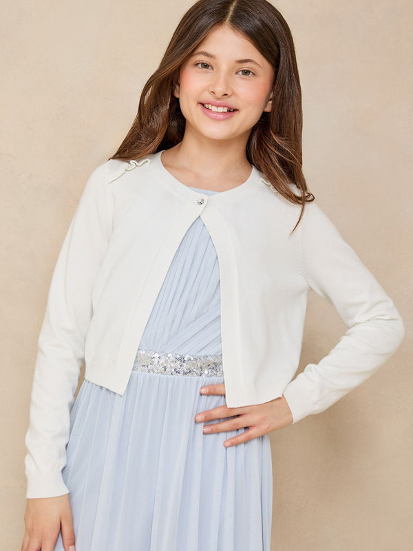 Ivory Occasion Bolero Cardigan (5-16yrs)