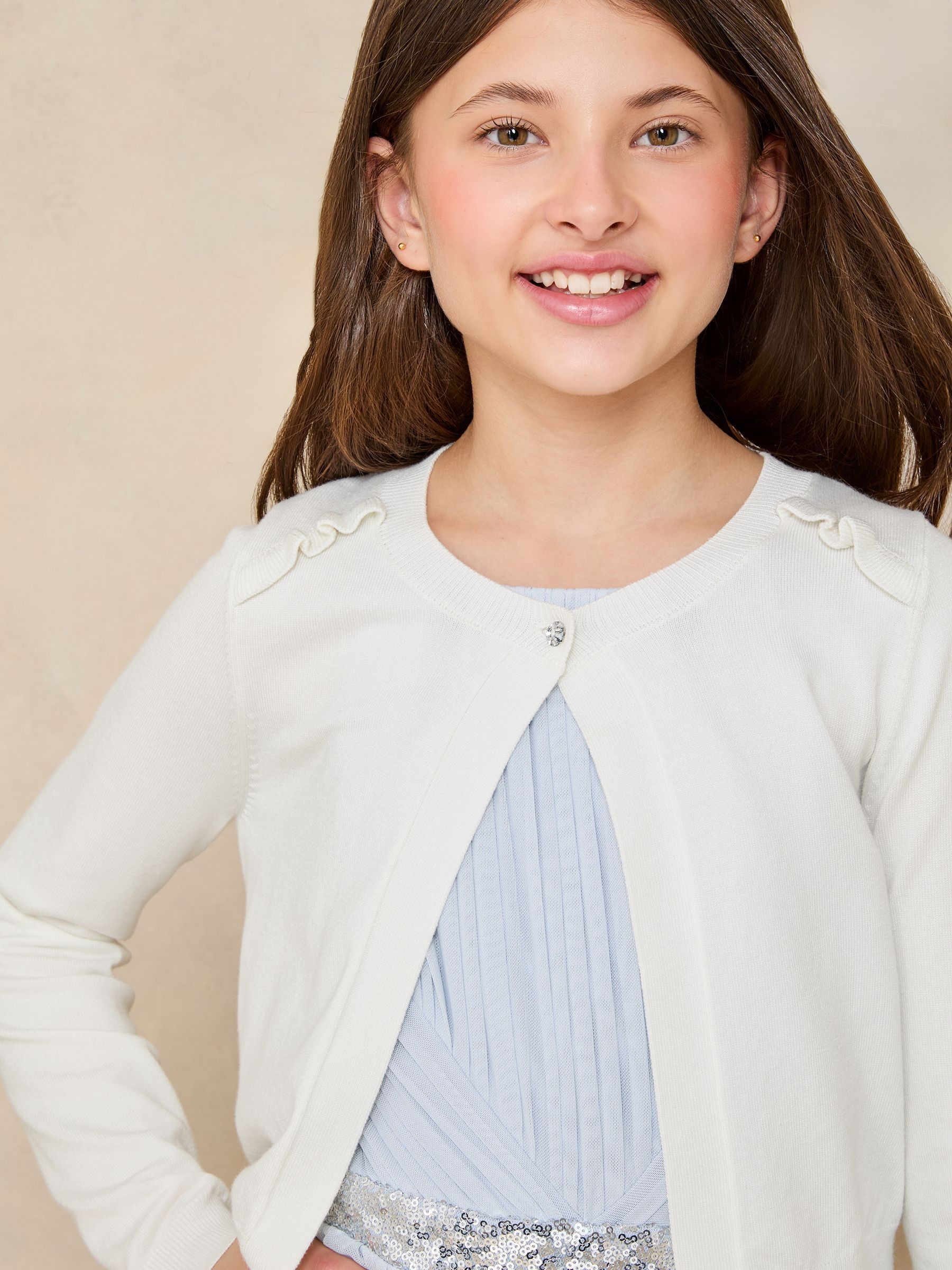 Ivory Occasion Bolero Cardigan (5-16yrs)