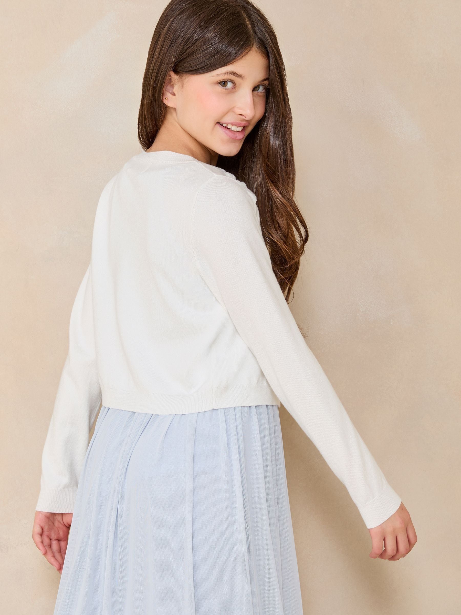 Ivory Occasion Bolero Cardigan (5-16yrs)