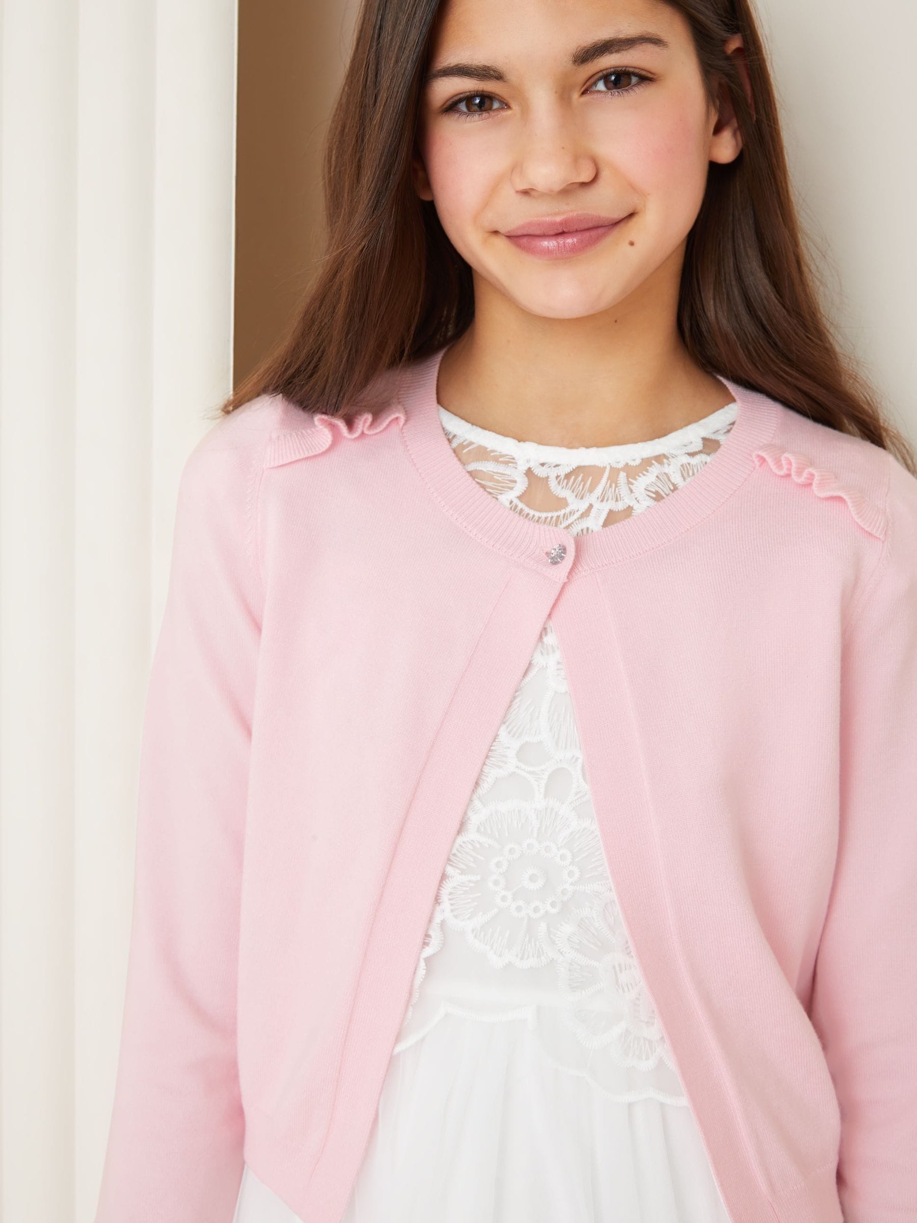 Pink Occasion Bolero Cardigan (5-16yrs)