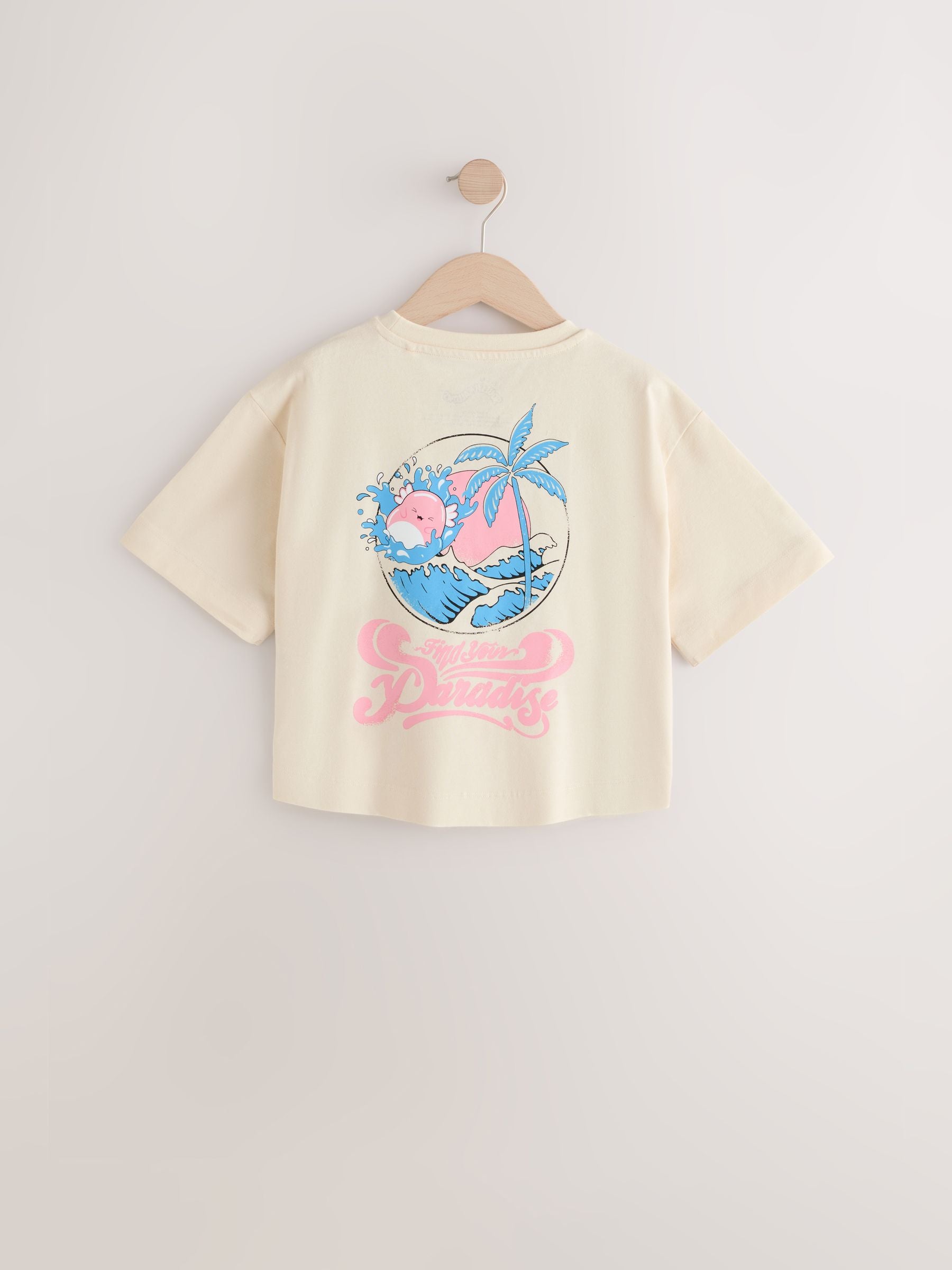 Ecru Squishmallows License 100% Cotton T-Shirt (5-12yrs)