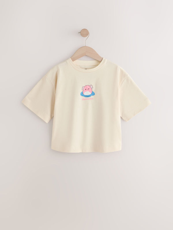 Ecru Squishmallows License 100% Cotton T-Shirt (5-12yrs)