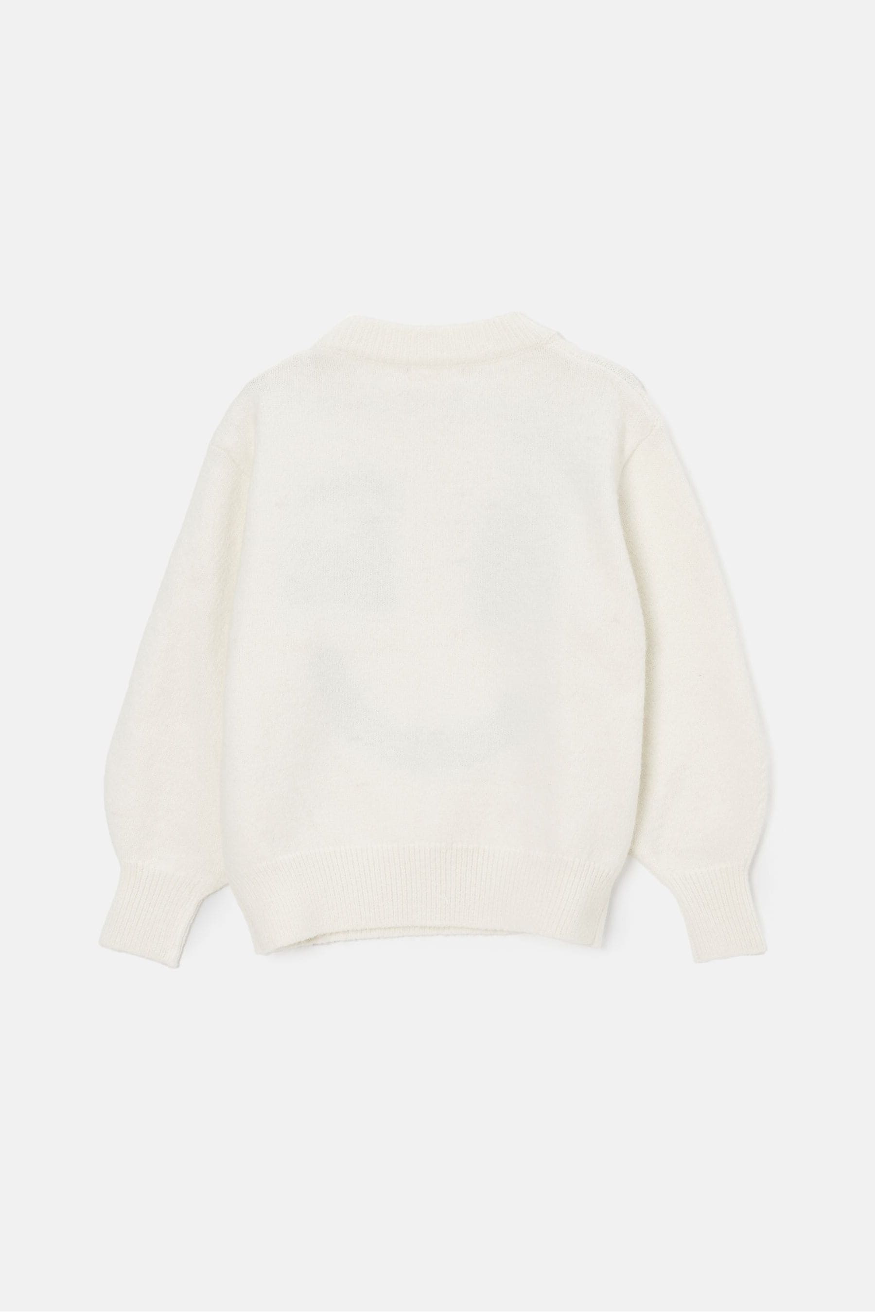 Angel & Rocket Cream Shanti Smiley Face Jumper