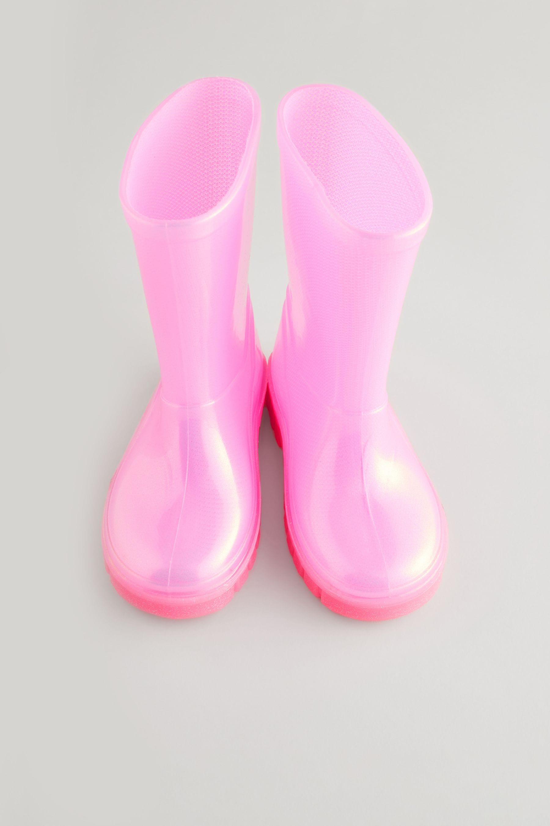 Pink Shimmer PVC Wellies