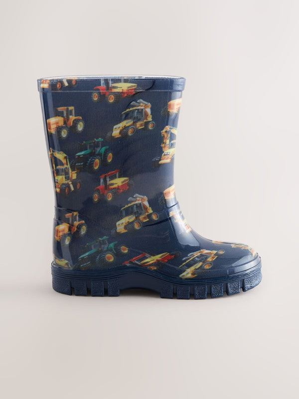 Navy Digger Wellies