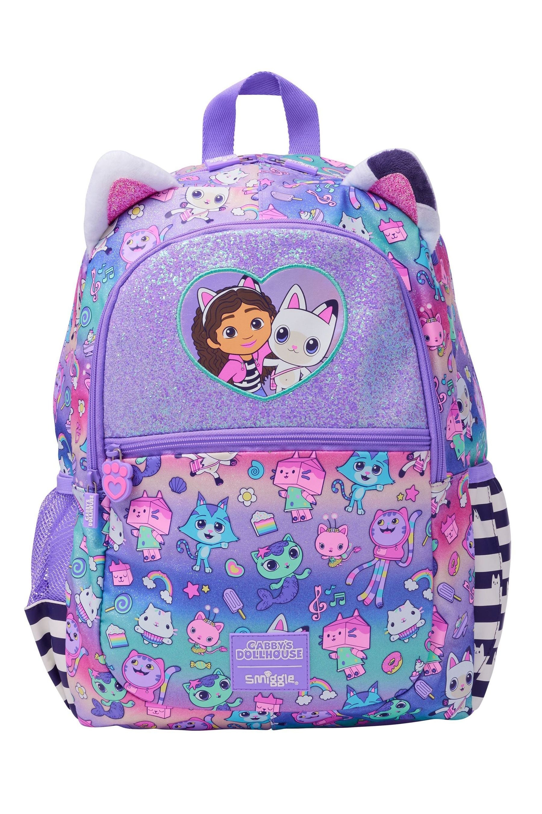 Smiggle Purple Gabbys Dollhouse Classic Backpack