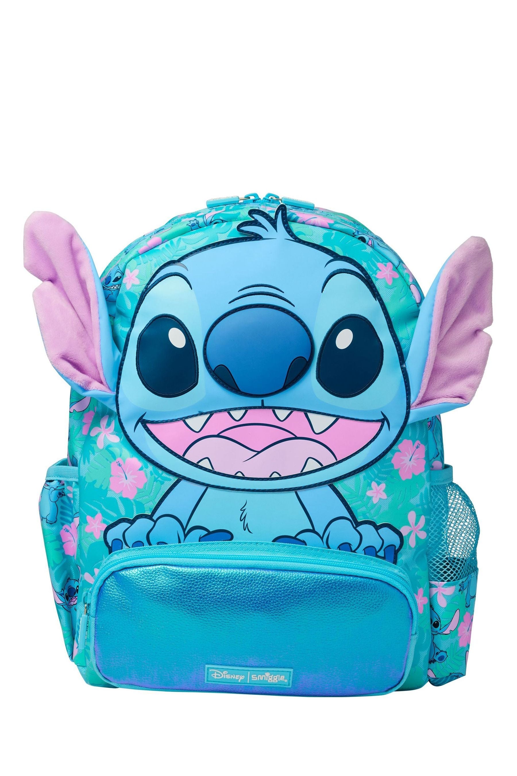 Smiggle Blue Junior Stitch Hoodie Backpack