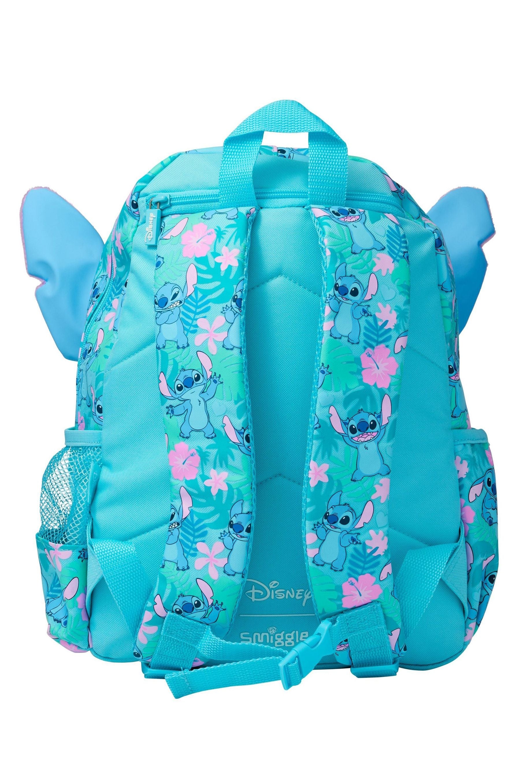 Smiggle Blue Junior Stitch Hoodie Backpack