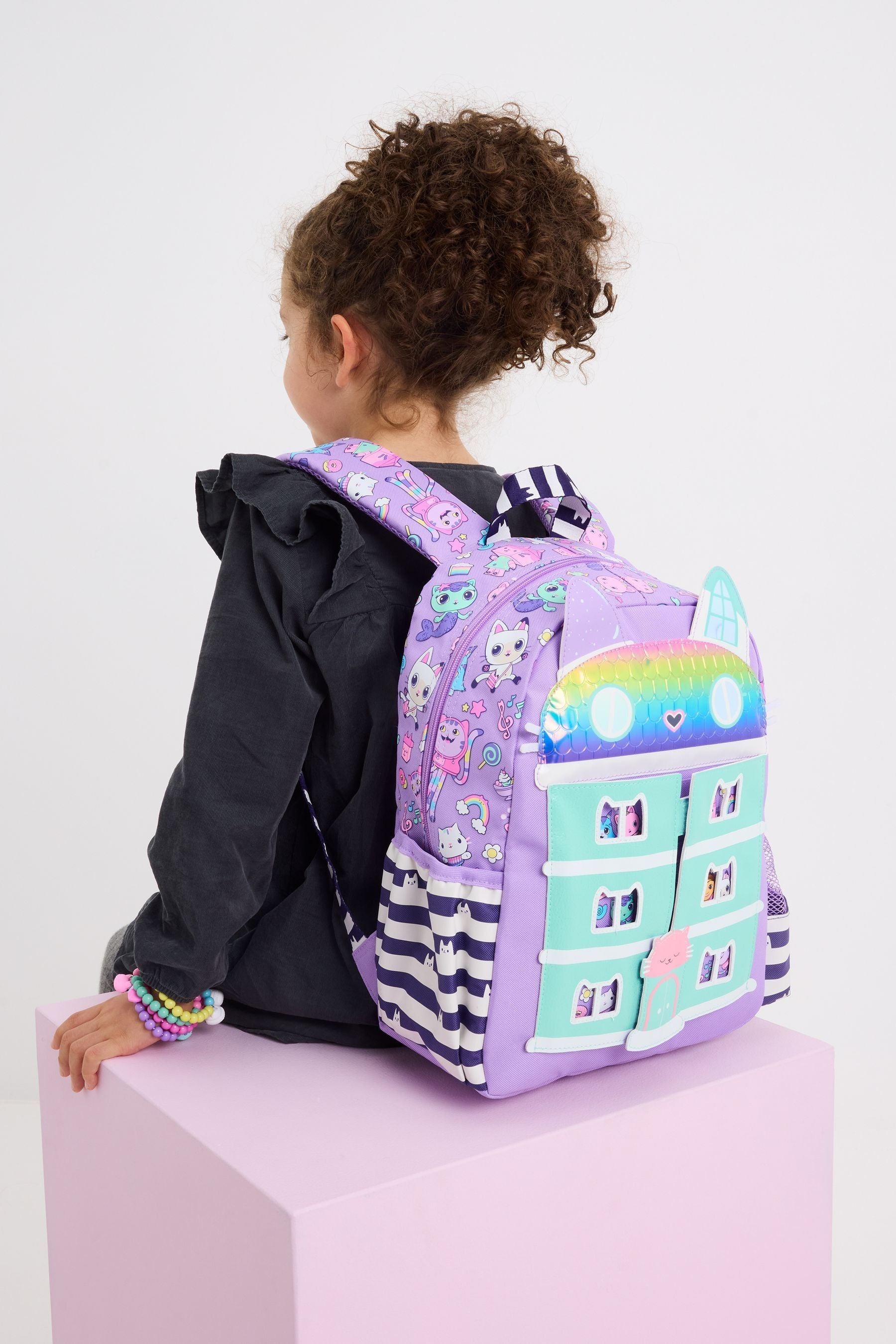 Smiggle Purple Junior Gabbys Dollhouse Character Backpack