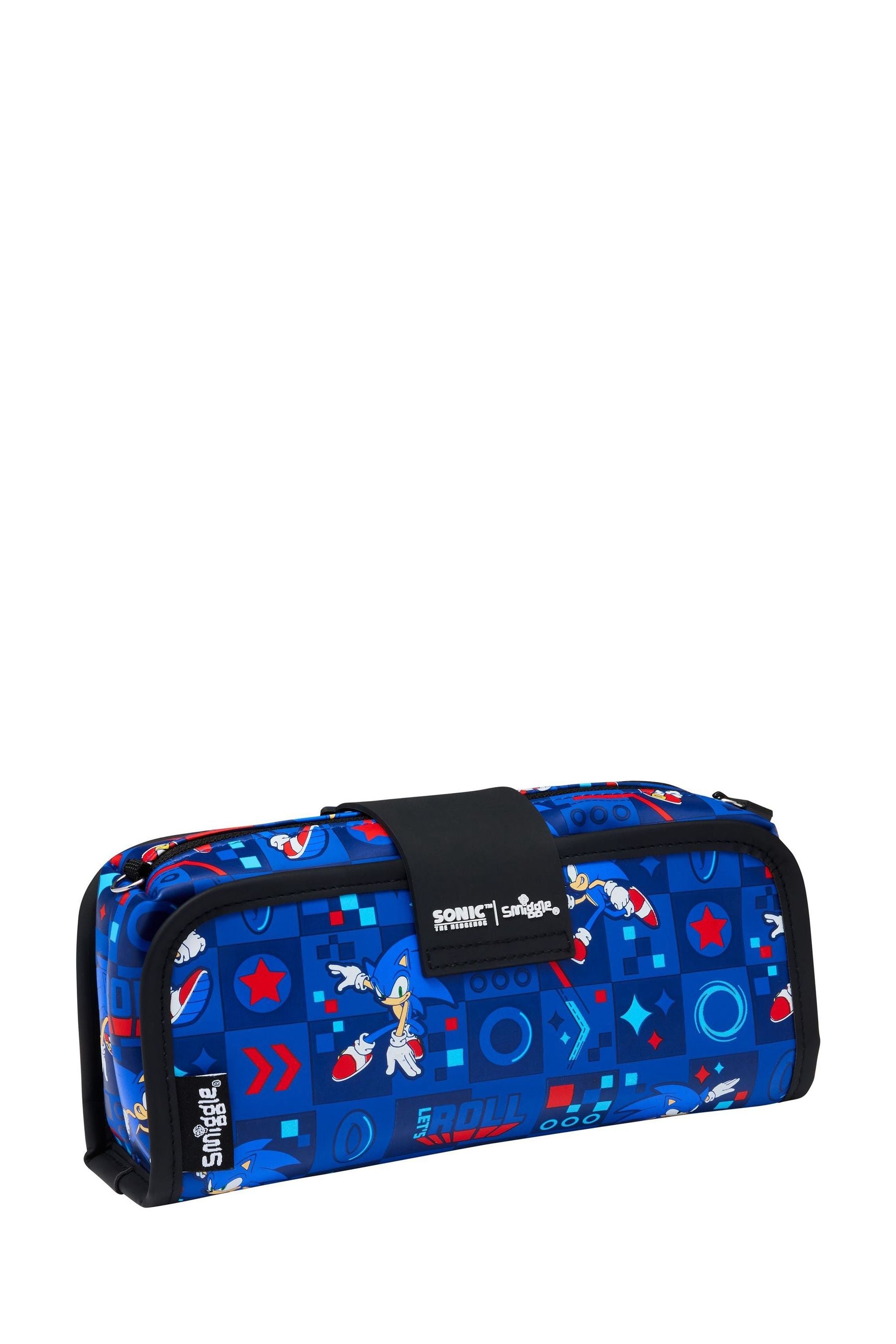 Smiggle Blue Sonic The Hedgehog Utility Pencil Case