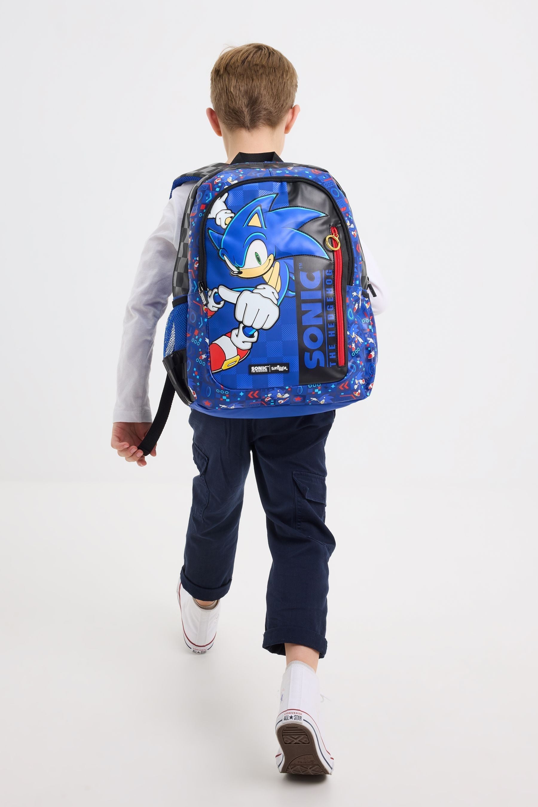 Smiggle Blue Sonic The Hedgehog Classic Backpack