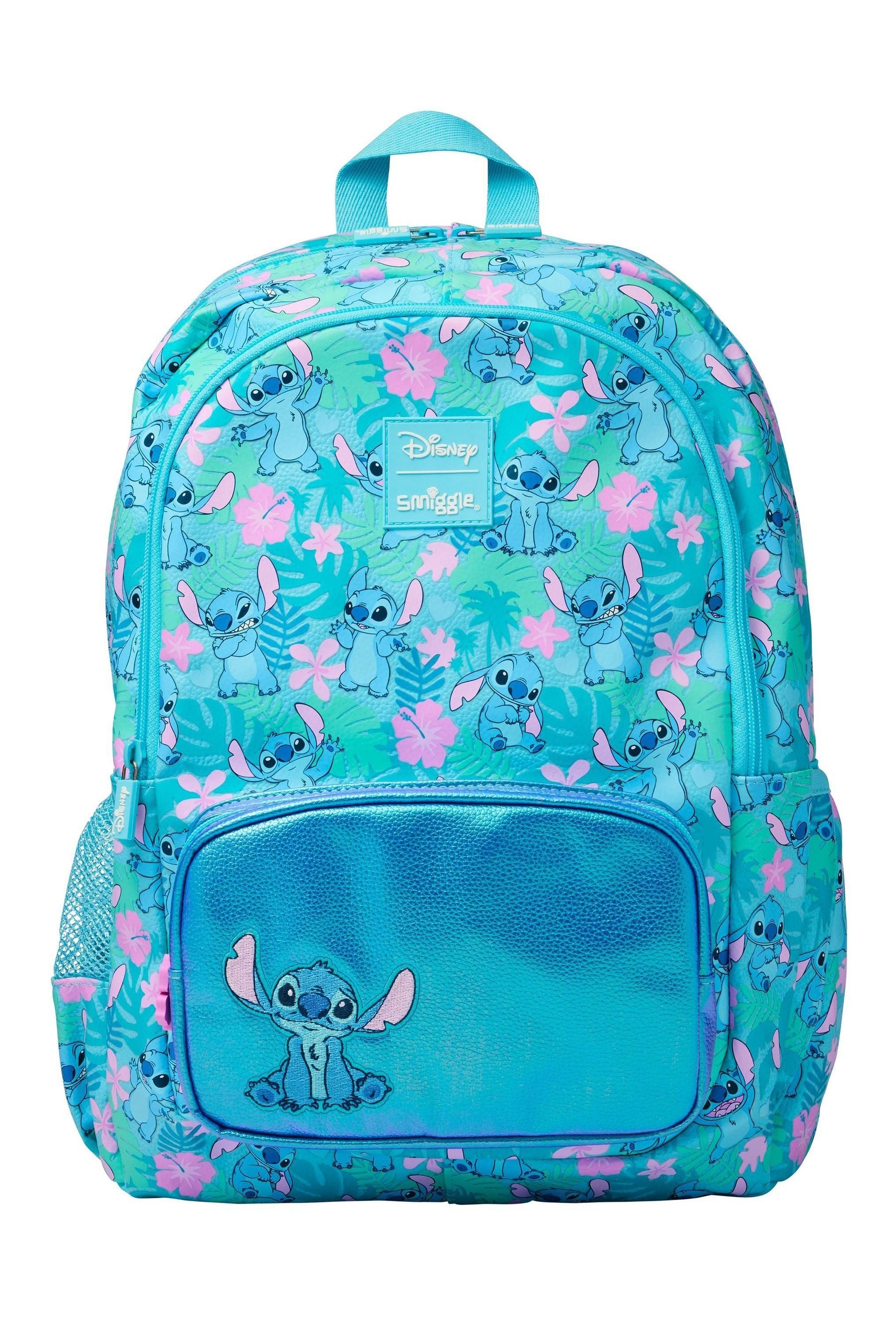 Smiggle Blue Stitch Classic Backpack