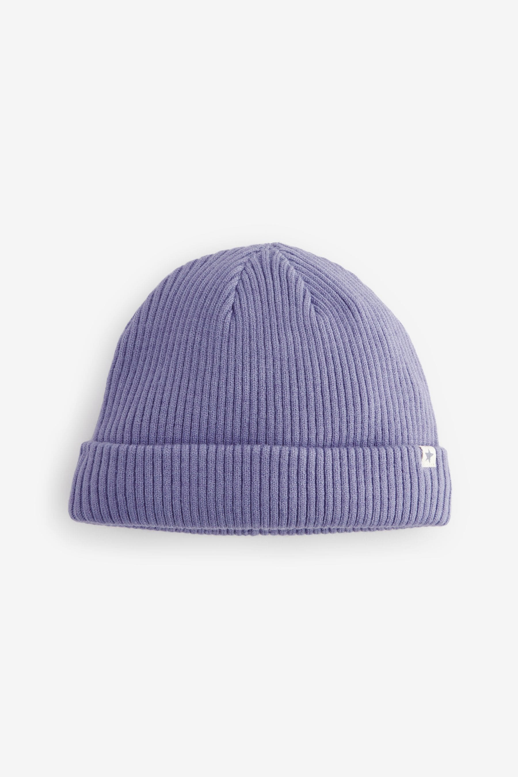 Purple Baby Beanie Hat (0mths-2yrs)