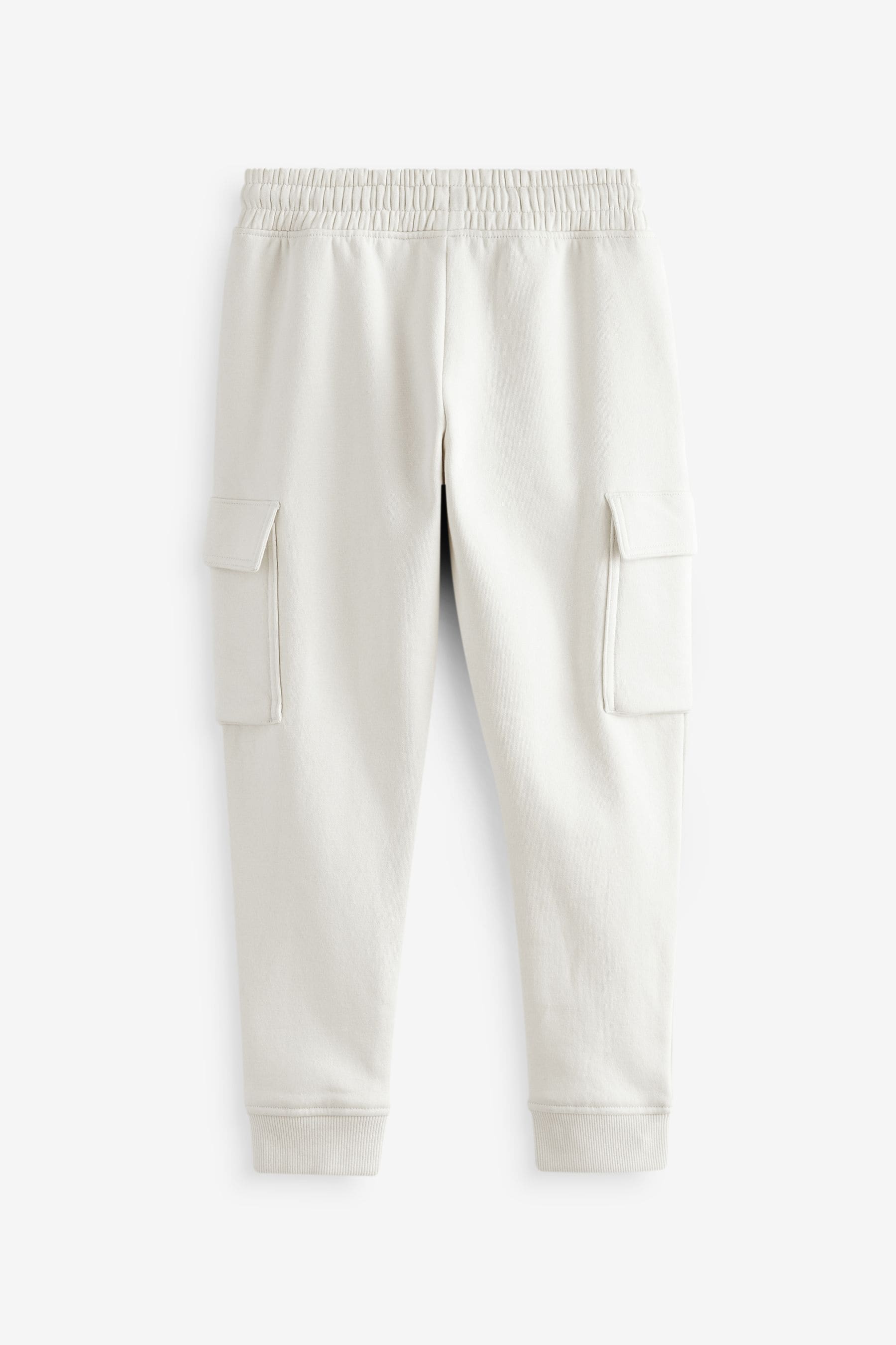 Ecru White Cargo Cotton-Rich Joggers (3-16yrs)