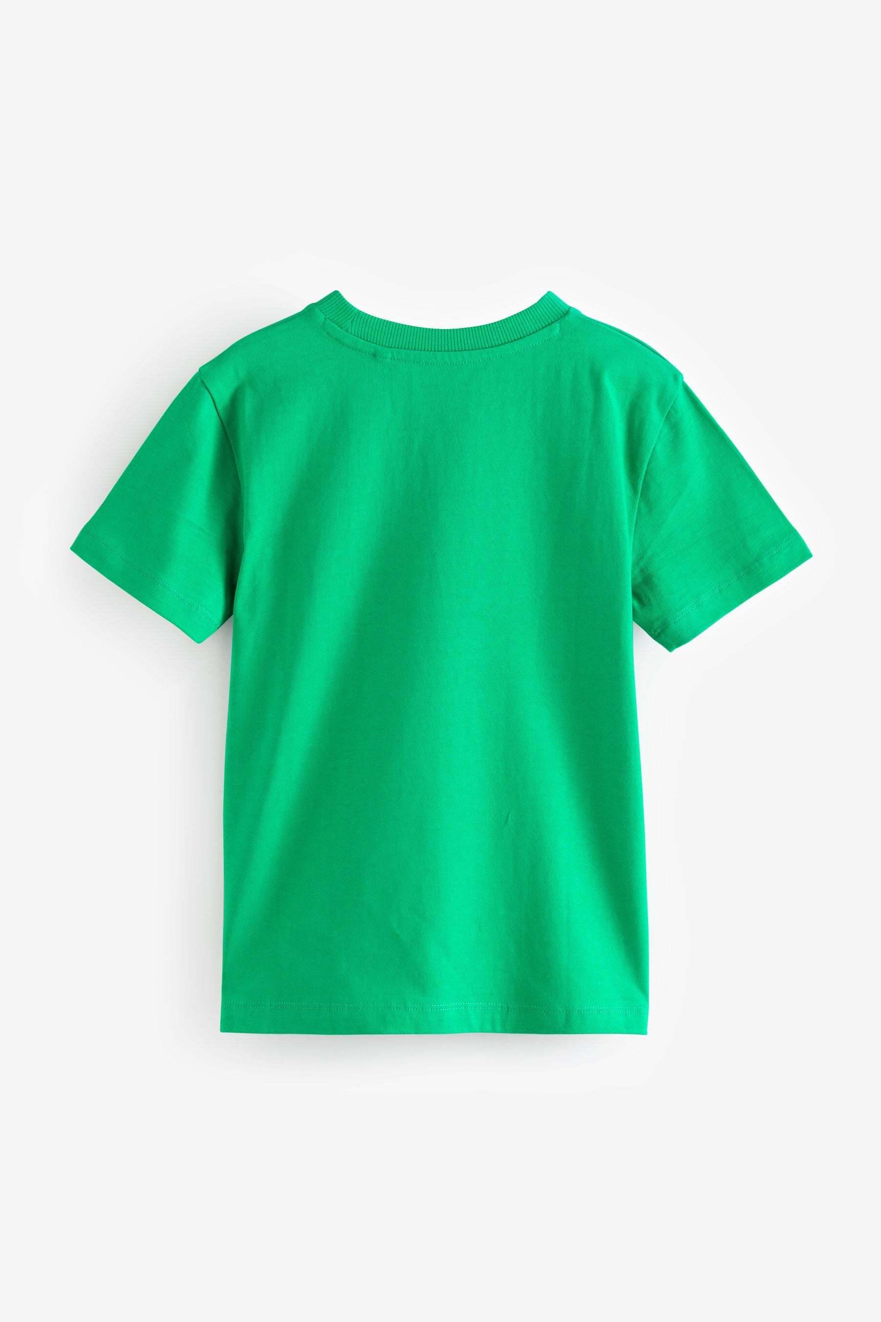 Green Short Sleeve Graphic 100% Cotton T-Shirt (3-16yrs)