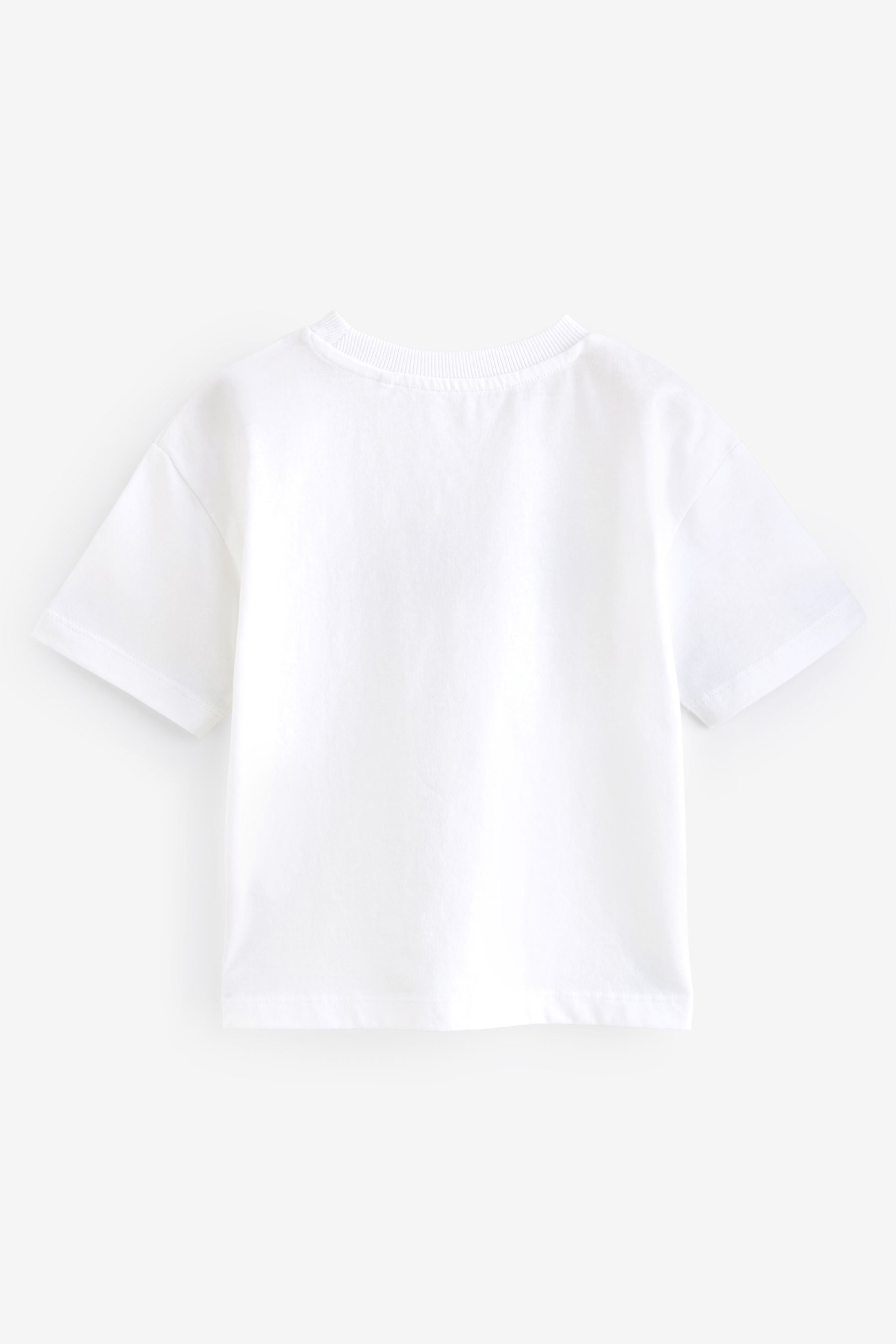 White Diggers Transport Short Sleeve T-Shirt (3mths-7yrs)