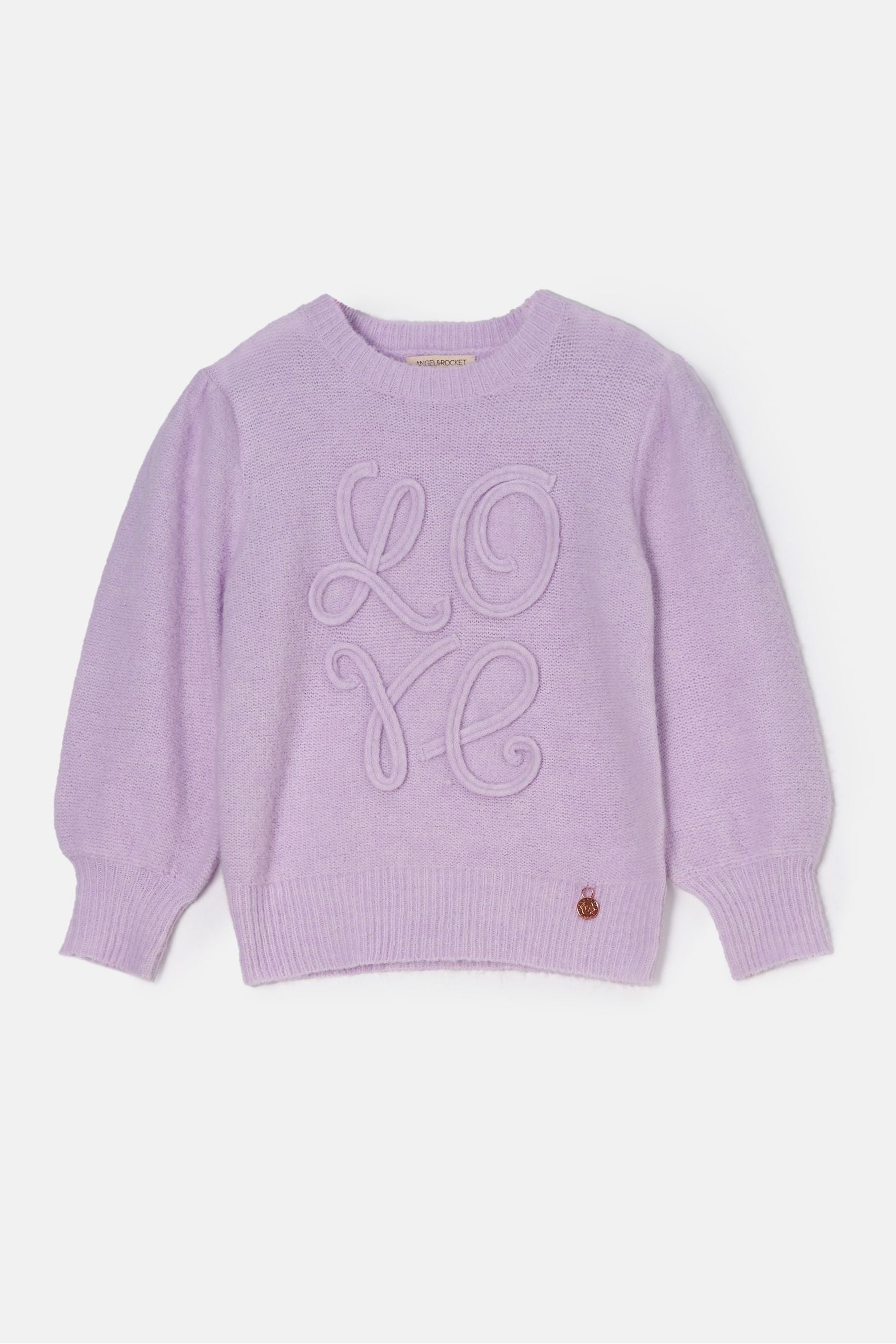 Purple Angel & Rocket Cecilia Supersoft Love Jumper