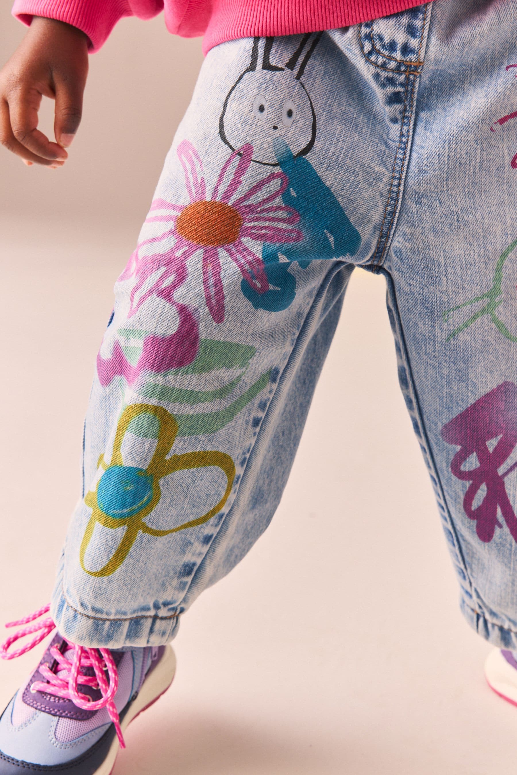 Denim Graffiti Print Jeans (3mths-7yrs)