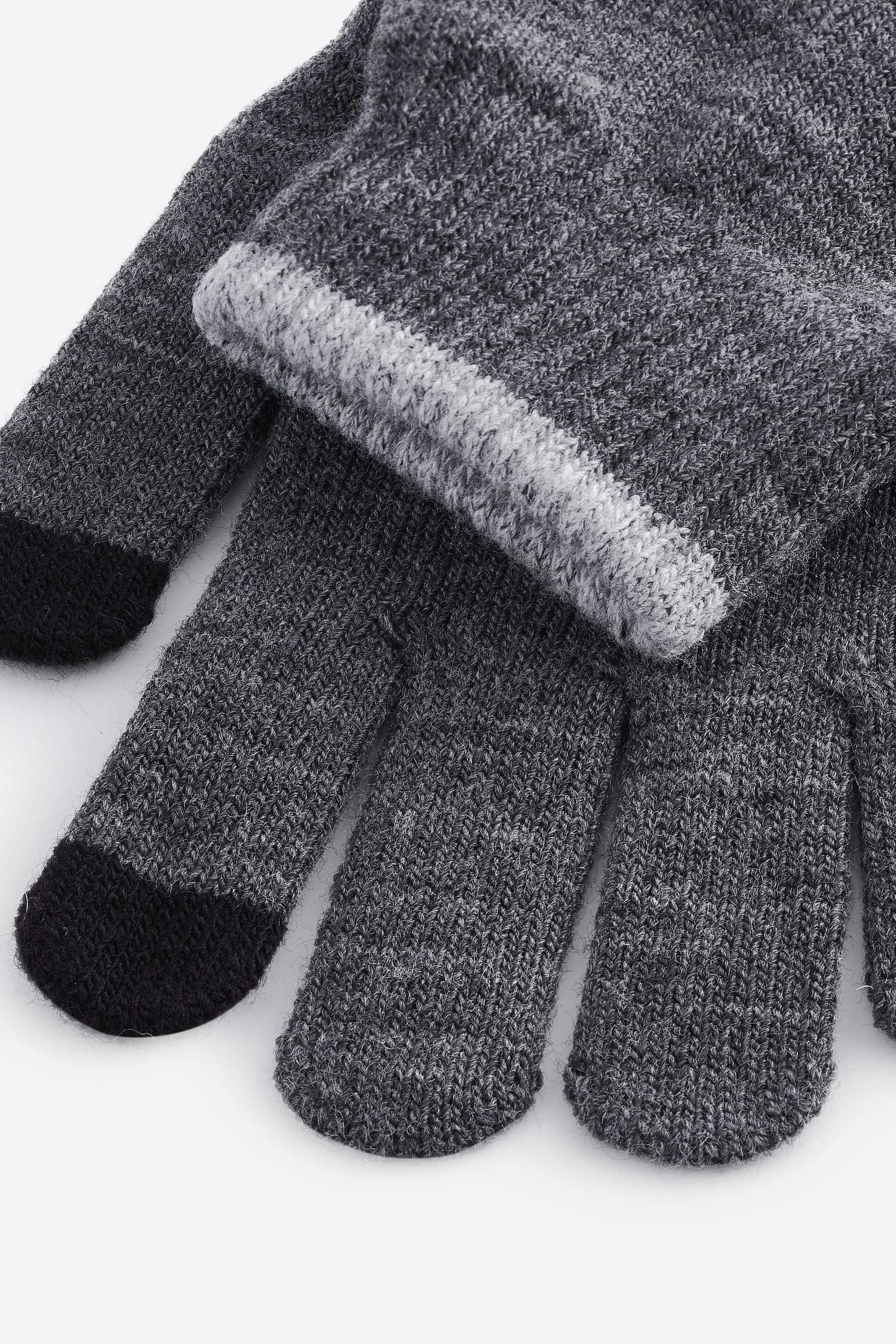 Charcoal Grey Magic Gloves 3 Pack (3-16yrs)