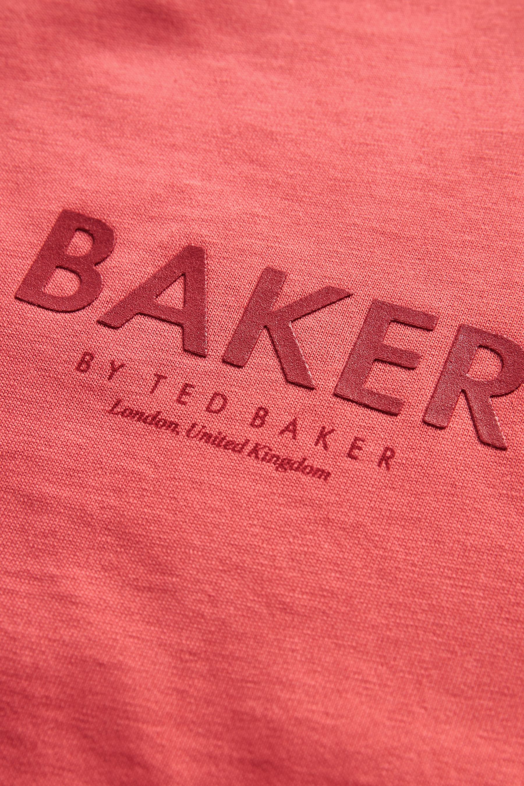 Baker by Ted Baker Oversized 100% Cotton T-Shirt and Sweat Shorts Set