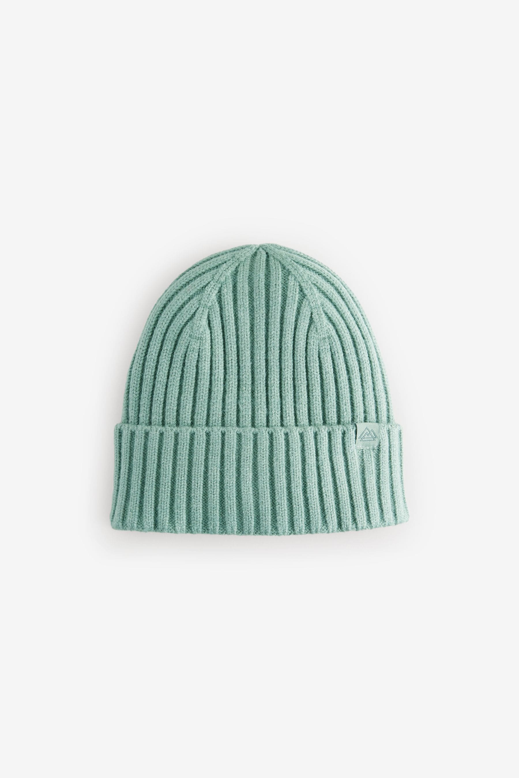 Sage Green Knitted Beanie Hat (1-16yrs)