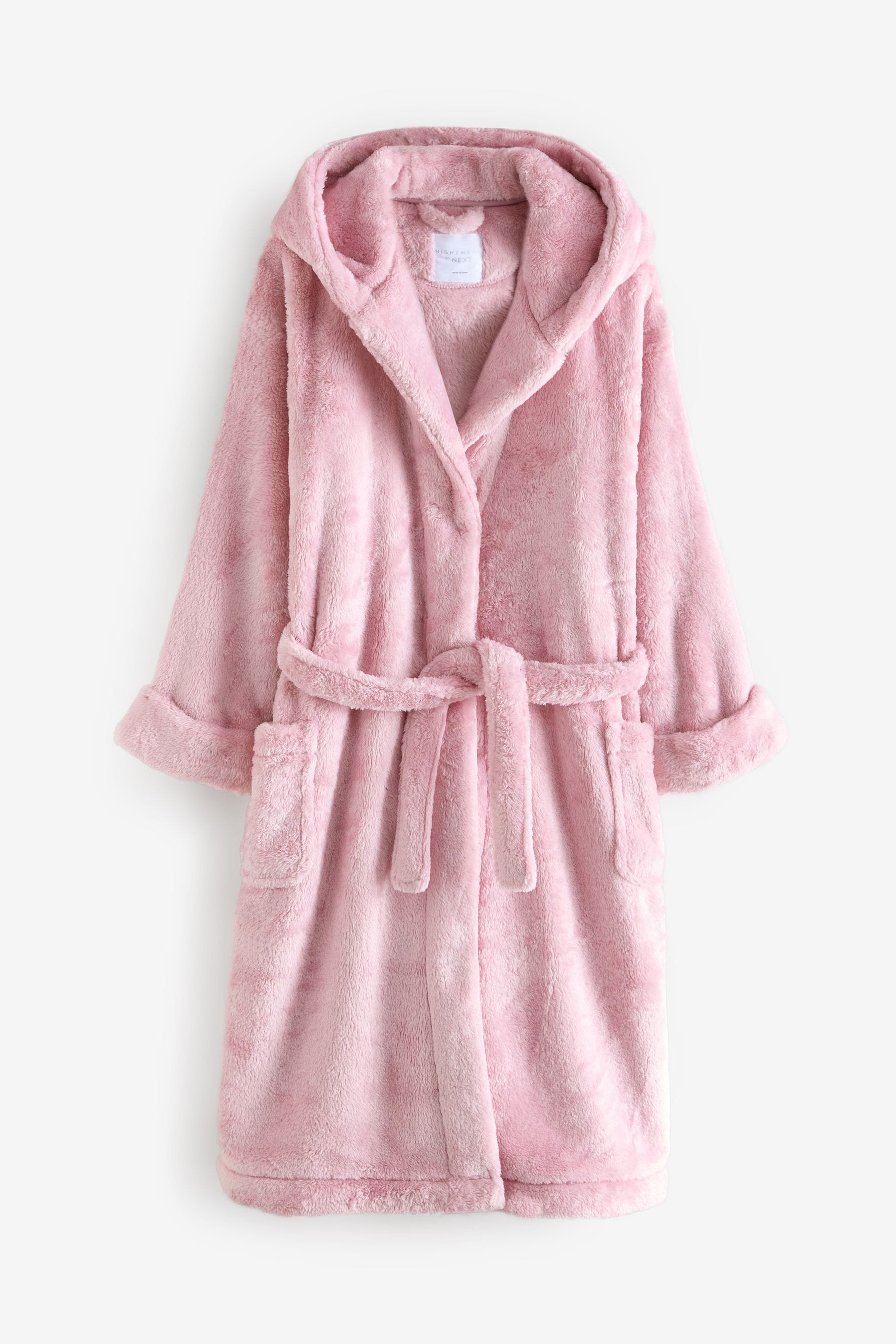 Pink Longline Soft Touch Fleece Dressing Gown (7-16yrs)