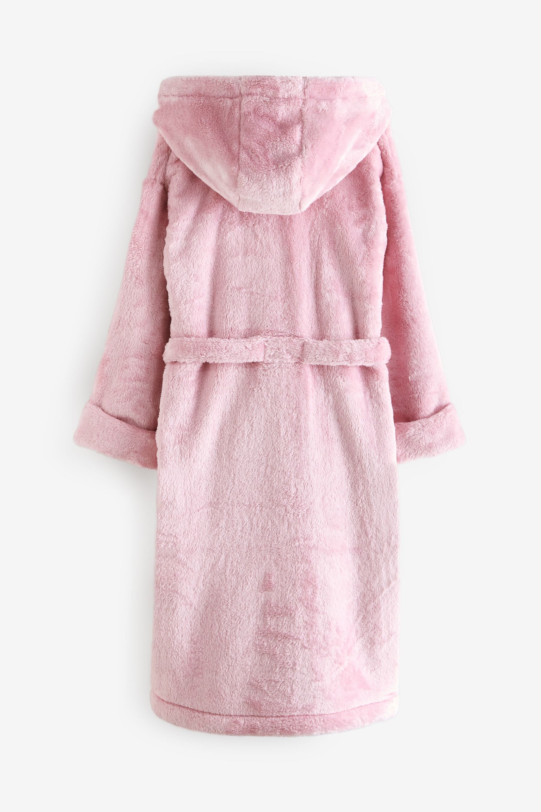 Pink Longline Soft Touch Fleece Dressing Gown (7-16yrs)