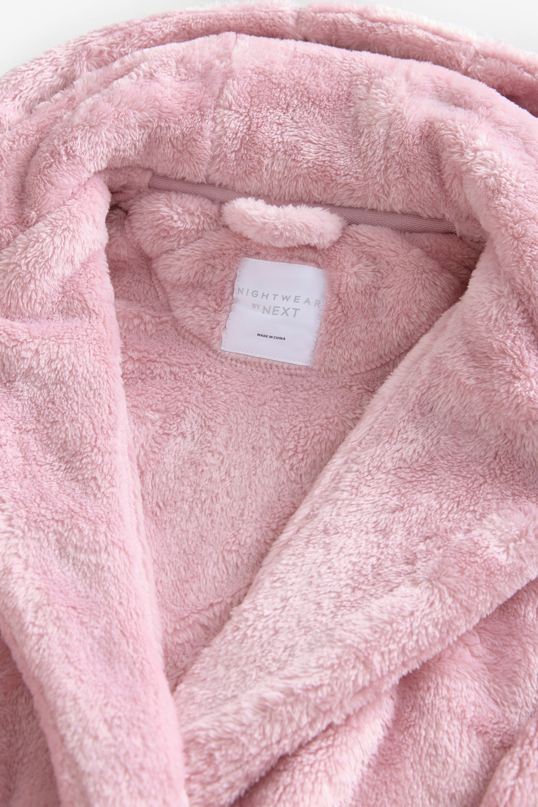 Pink Longline Soft Touch Fleece Dressing Gown (7-16yrs)