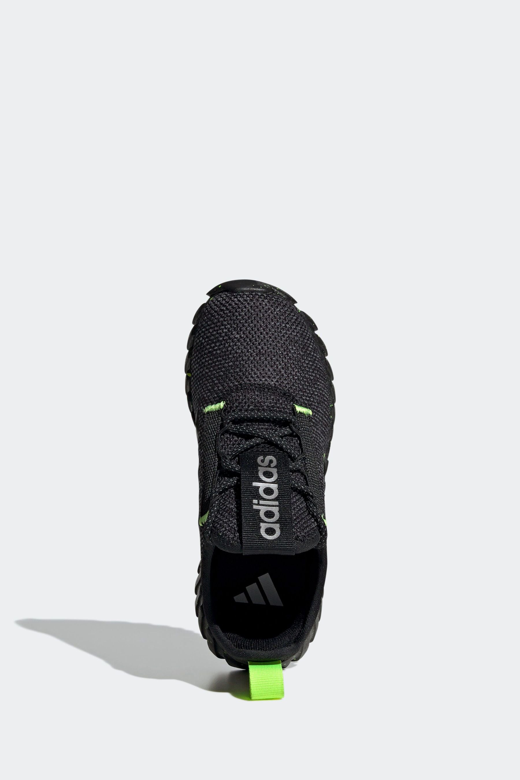 adidas Black/Lime Kaptir 3.0 Shoes Kids