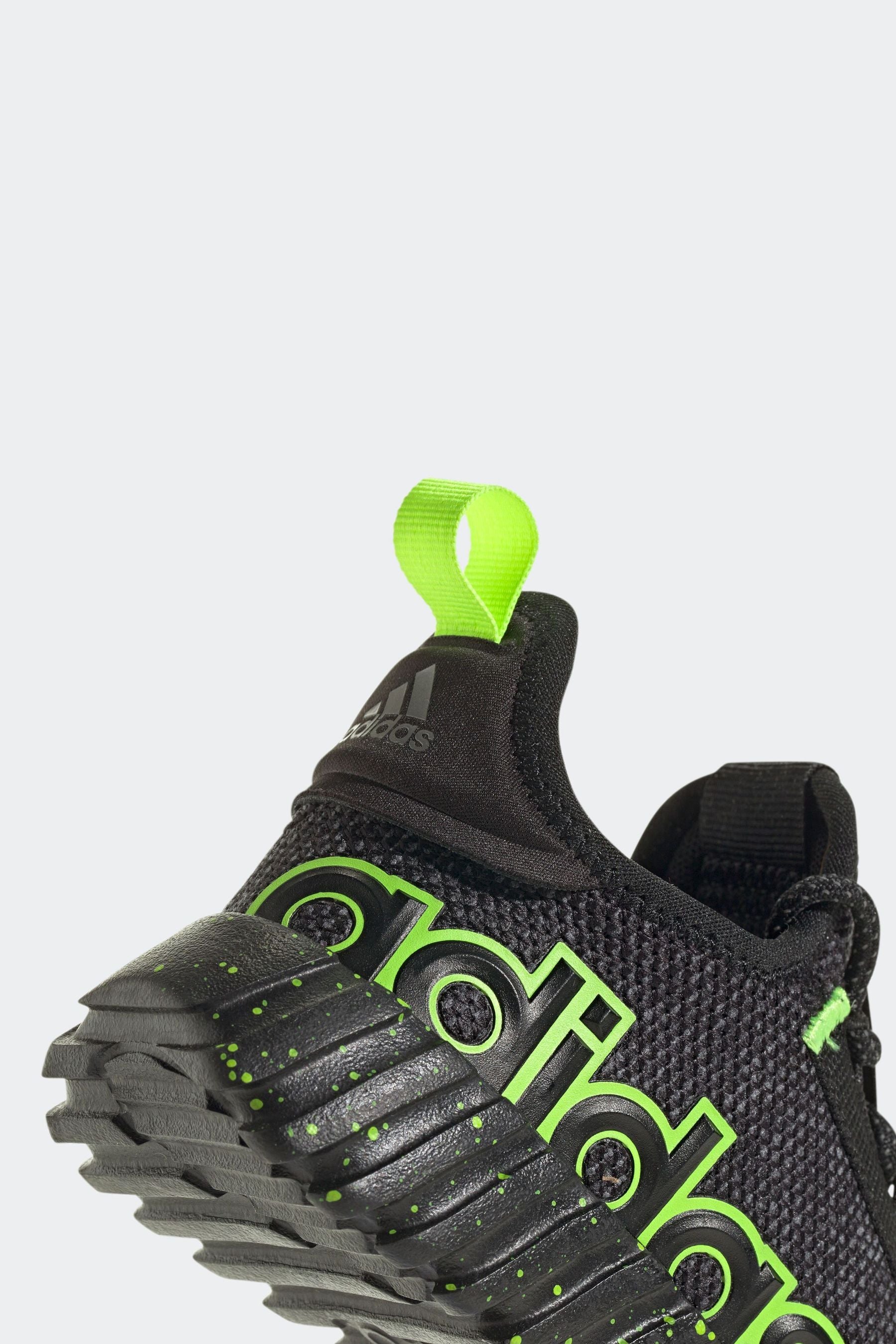 adidas Black/Lime Kaptir 3.0 Shoes Kids