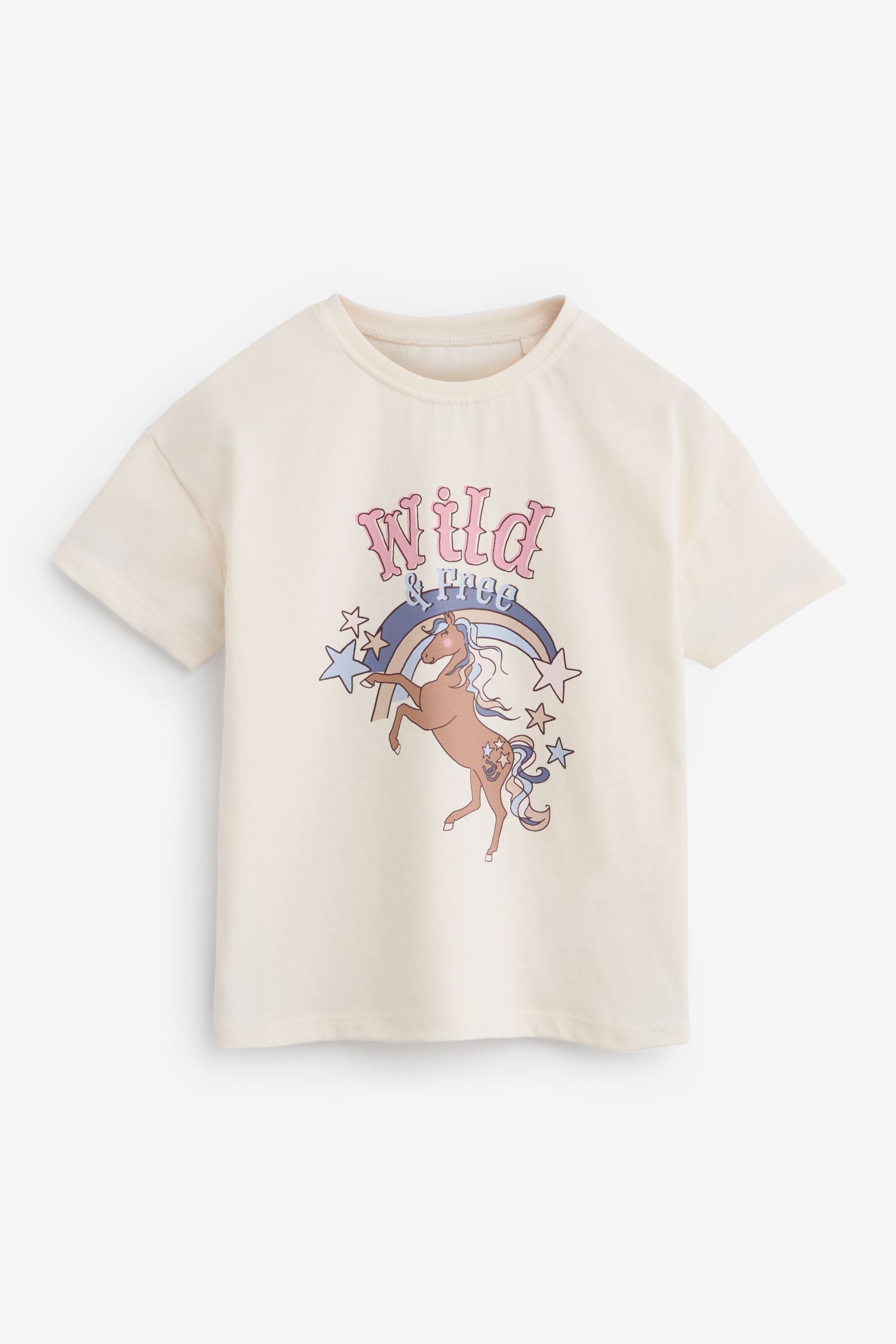 Neutral Horse Rodeo Short Sleeve T-Shirt (3mths-7yrs)