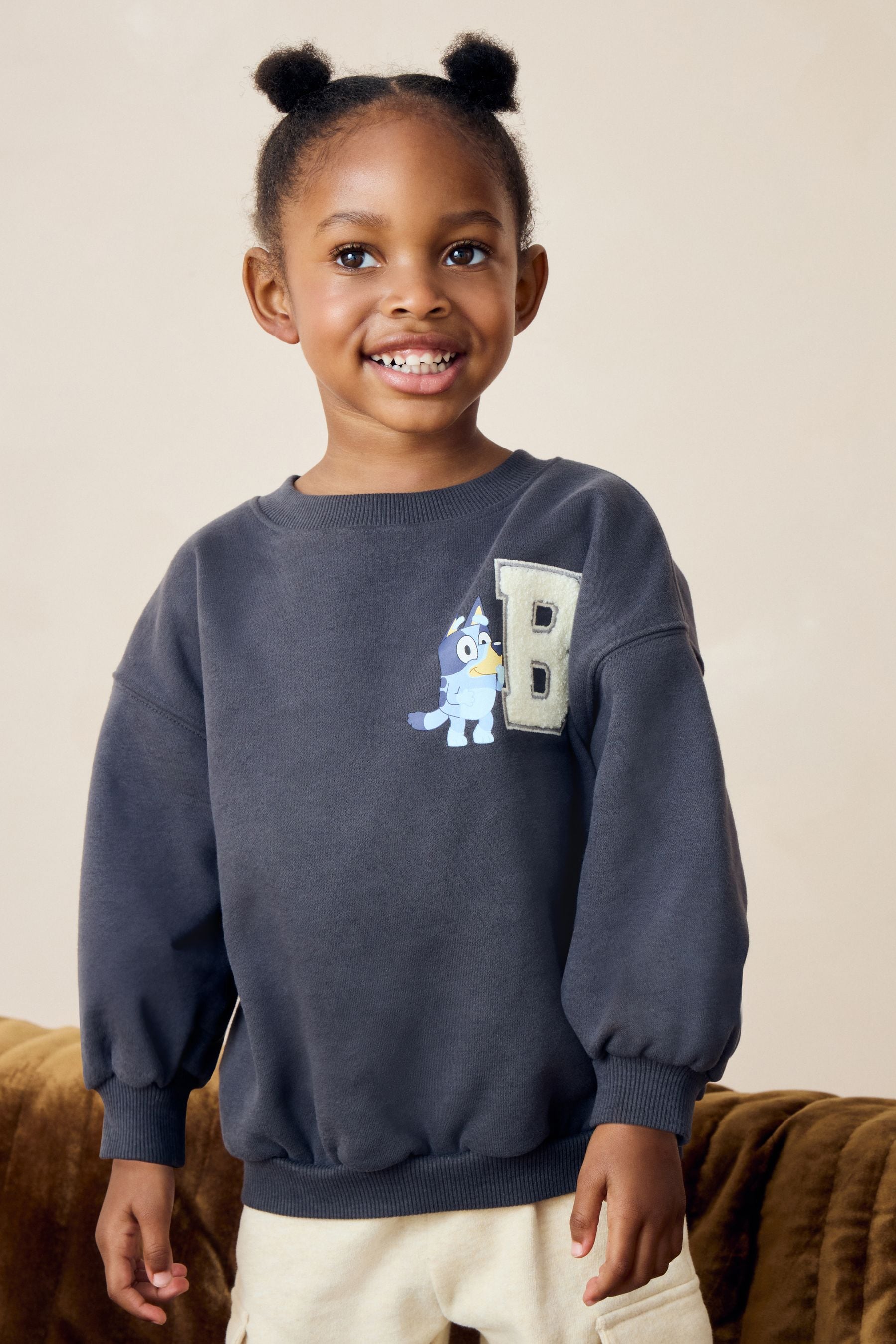 Grey Bluey Sweatshirt (3mths-7yrs)