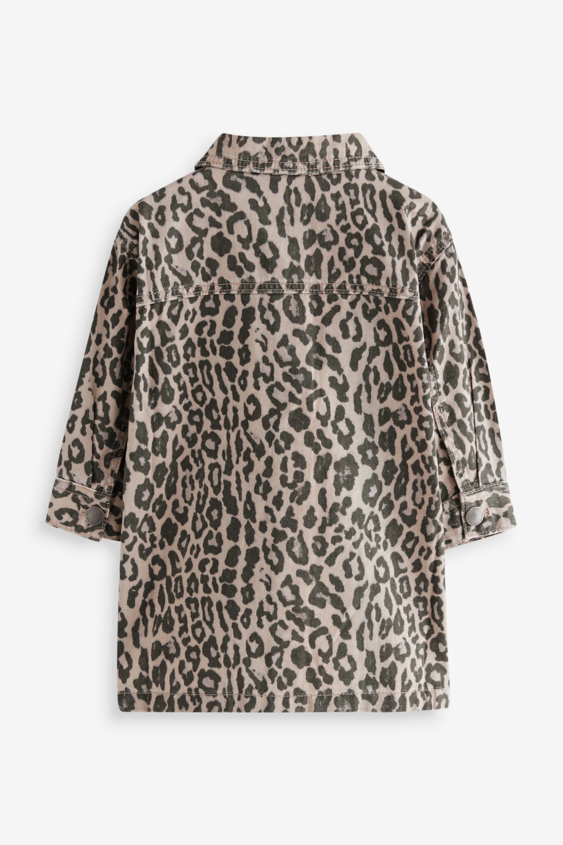 Animal Print 100% Cotton Shirt Dress (3mths-8yrs)