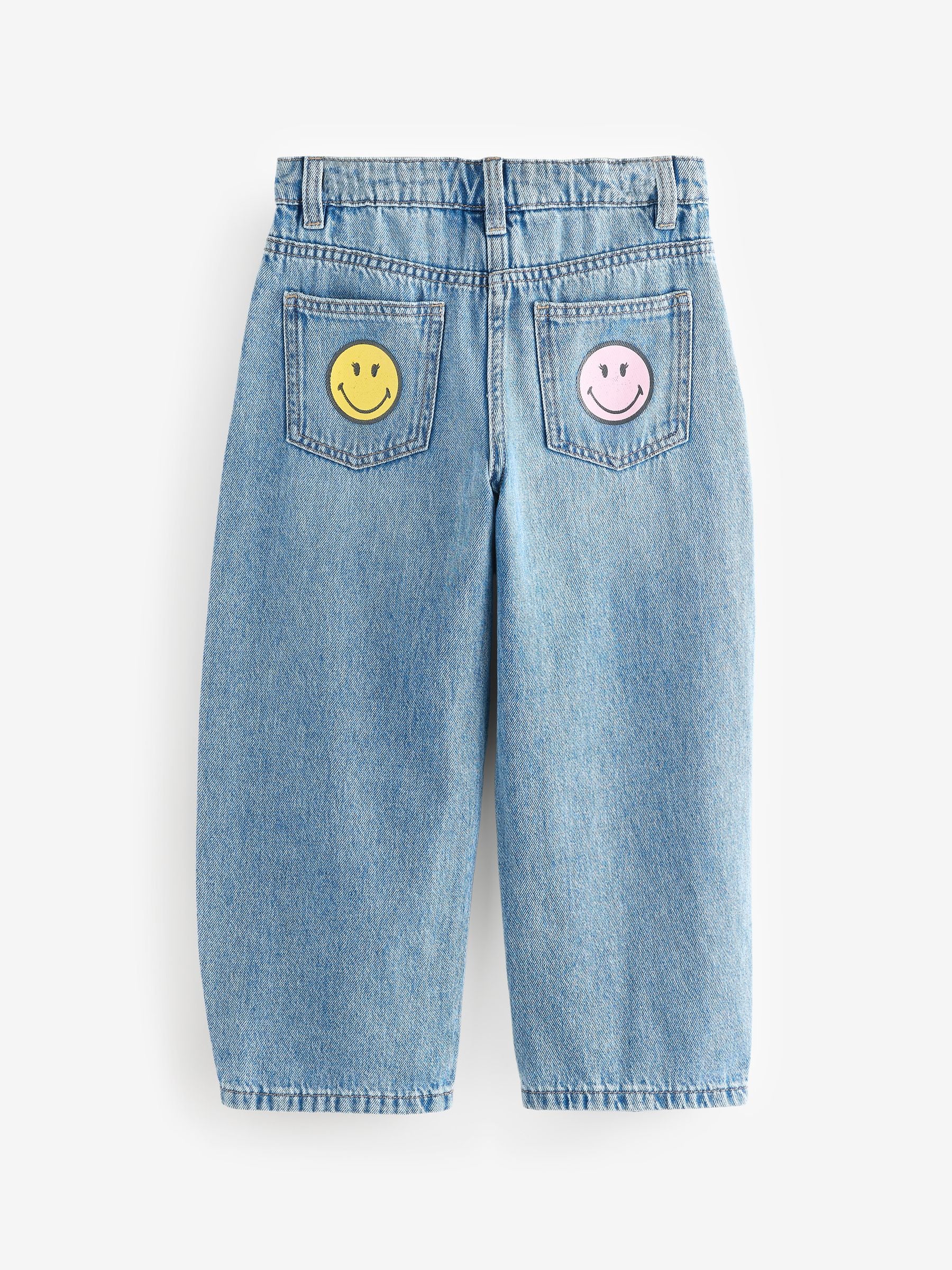 Denim Smileyworld Barrel 100% Cotton Jeans (3-16yrs)