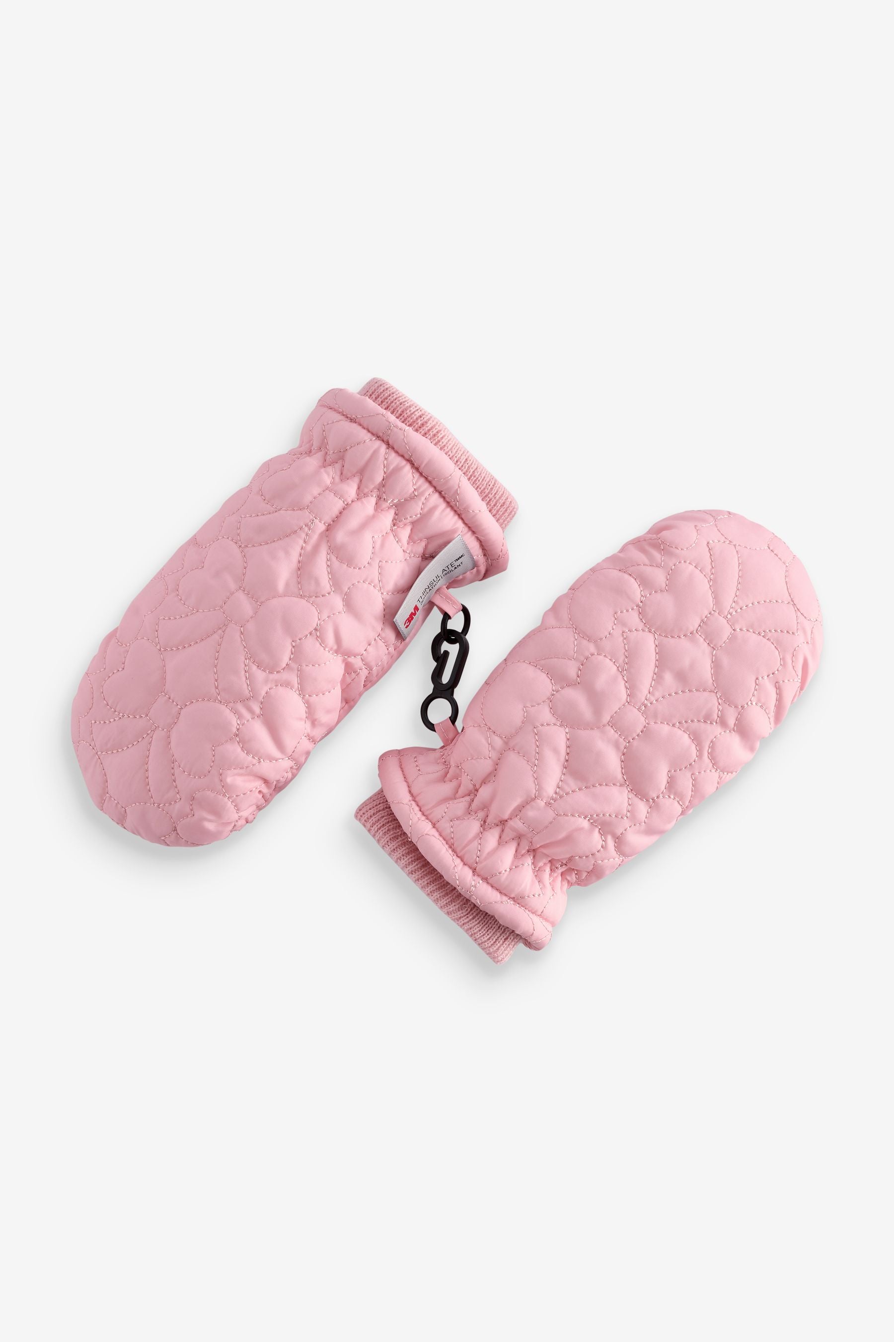 Pink Bow Ski Mittens (3mths-6yrs)