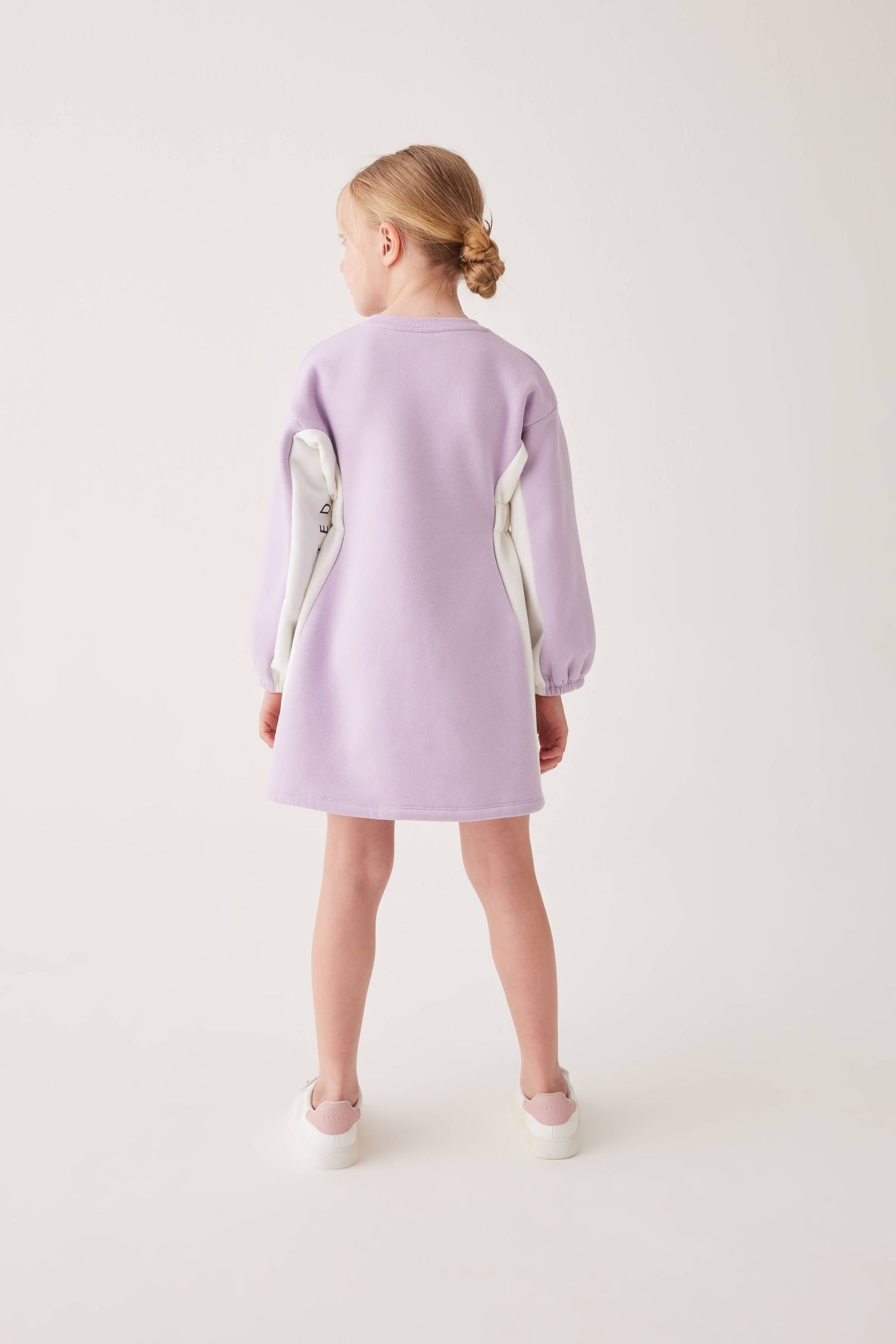 Baker by Ted Baker Purple Panel Sweat Dress