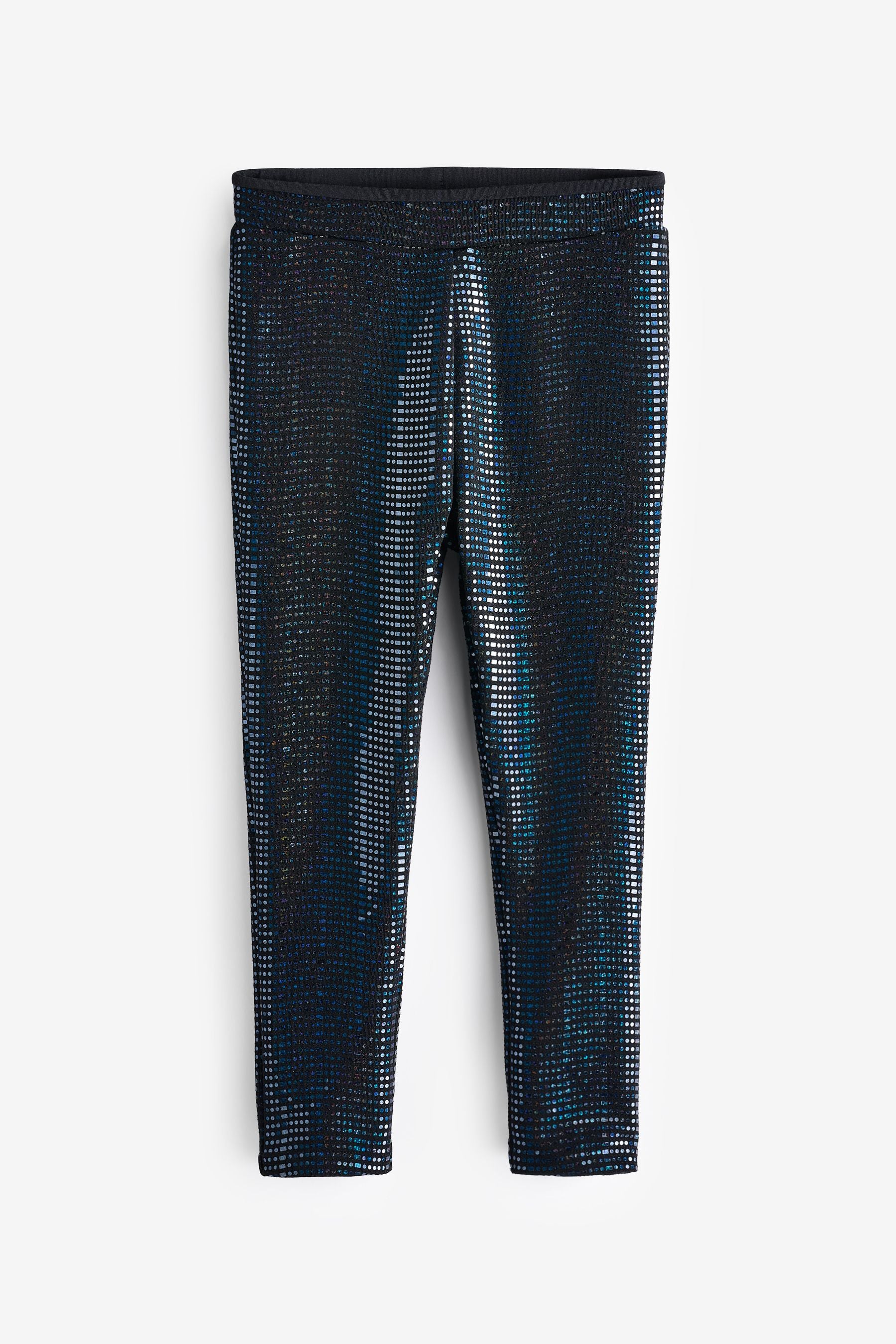 Black Sequin Leggings (3-16yrs)