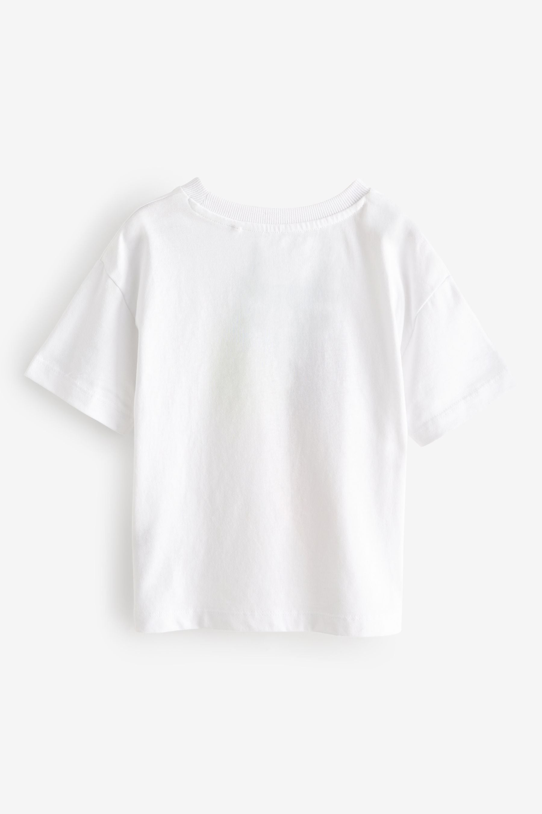 White Ice Cream Short Sleeve Character T-Shirt (3mths-7yrs)