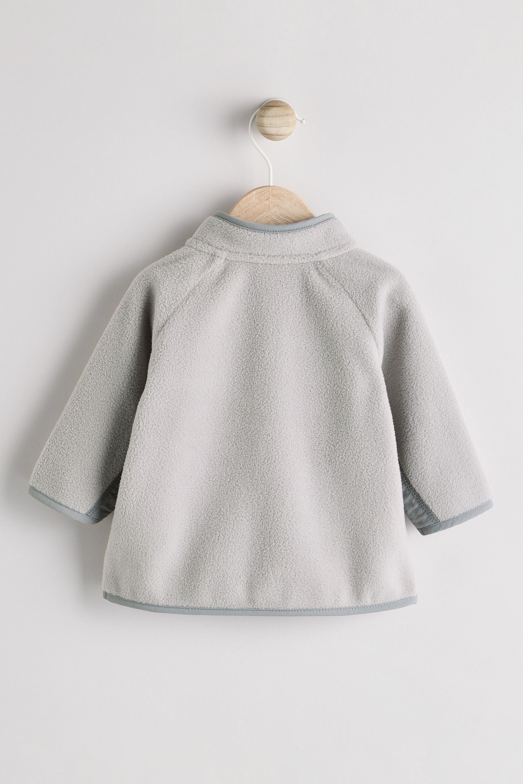 Grey Baby Micro Fleece Jacket (0mths-2yrs)