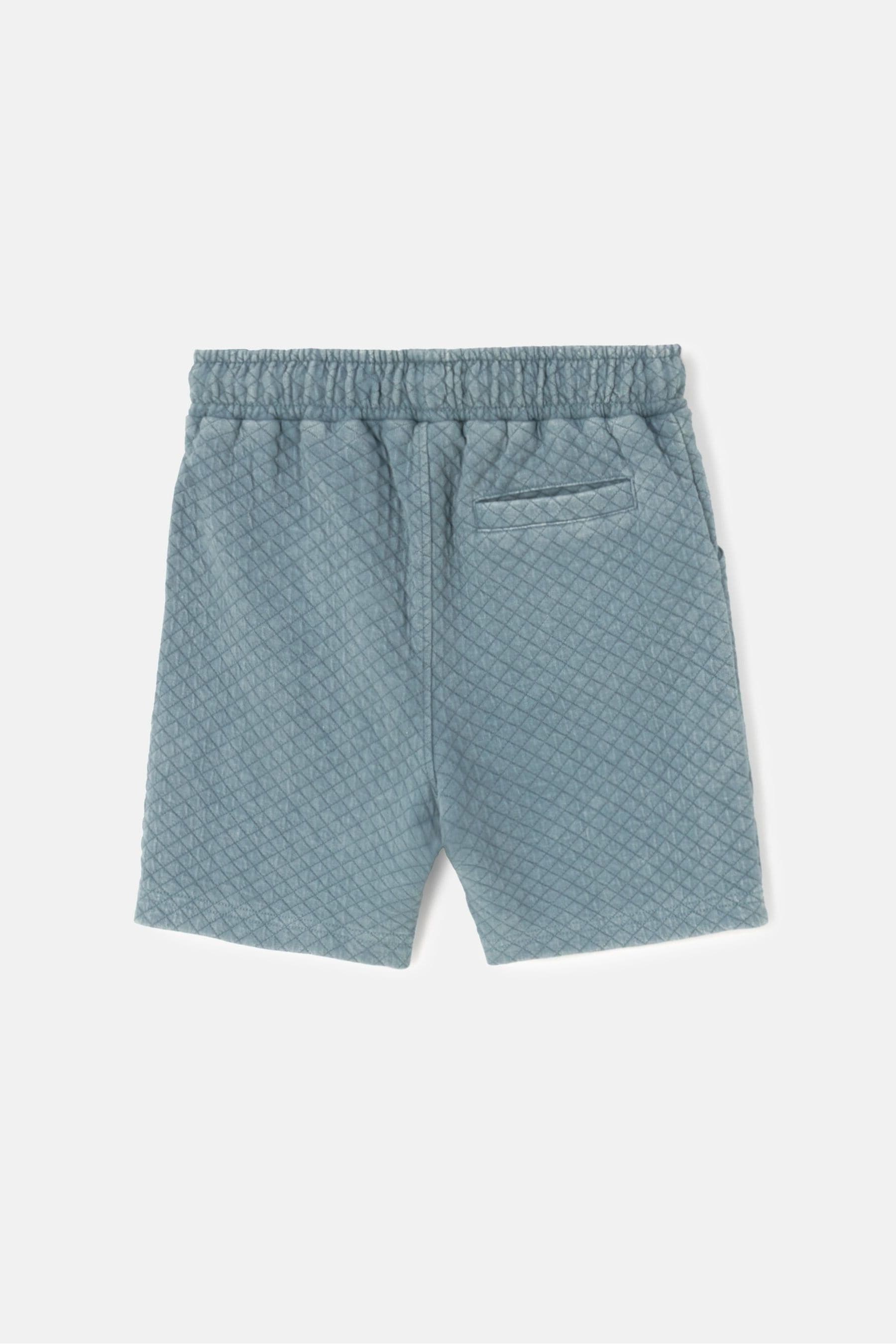 Blue Angel & Rocket Blue Rex Jersey Textured Wash Shorts