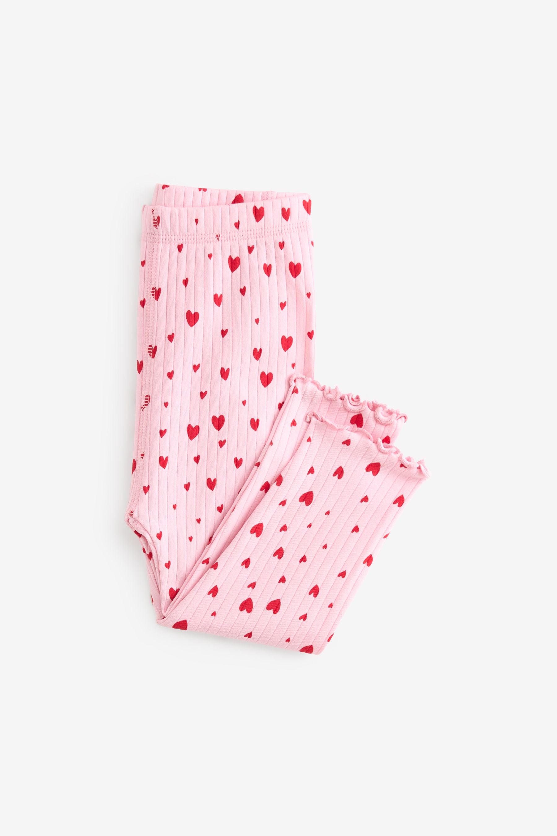 Red Bow/ Heart 100% Cotton Long Sleeve Pyjamas 3 Pack (9mths-16yrs)