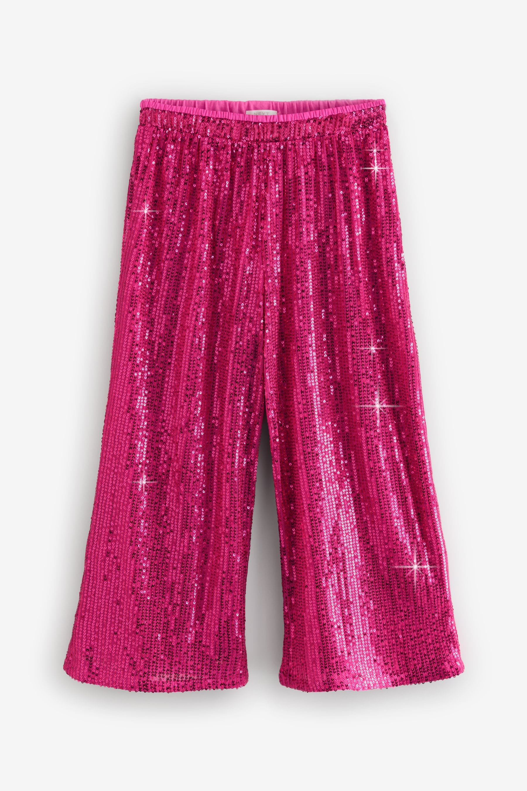 Pink Wide Leg Sequin Trousers (3-16yrs)