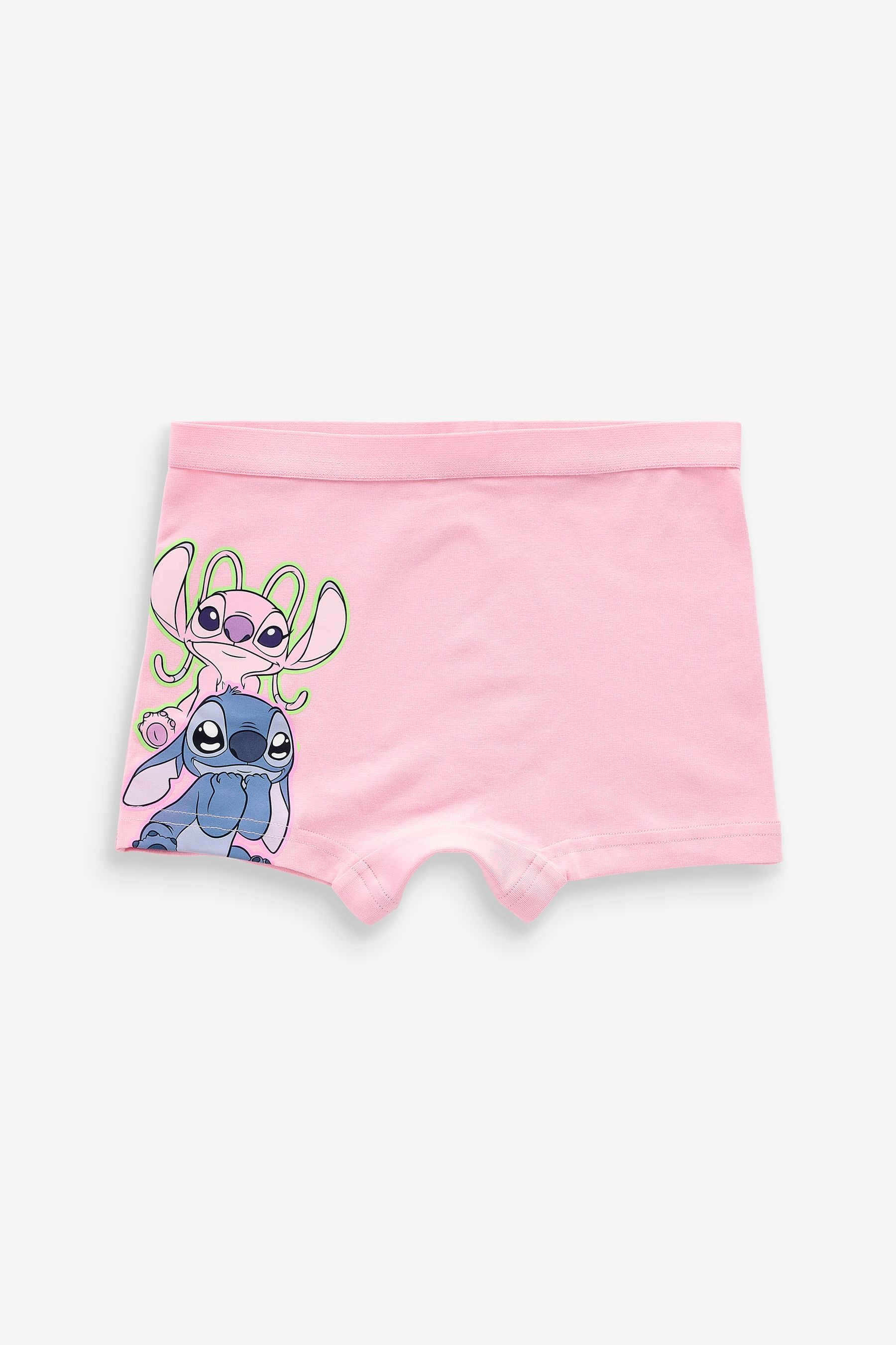 Pink/Blue Lilo And Stitch Shorts Briefs 5 Pack (2-16yrs)