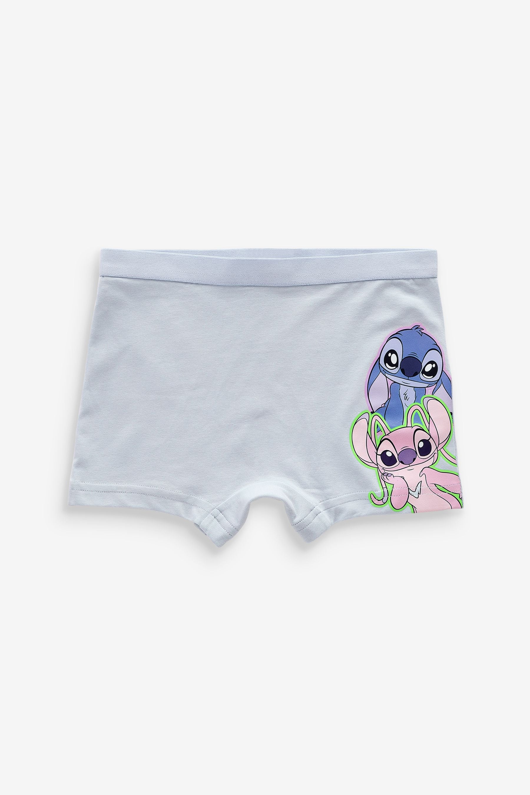 Pink/Blue Lilo And Stitch Shorts Briefs 5 Pack (2-16yrs)