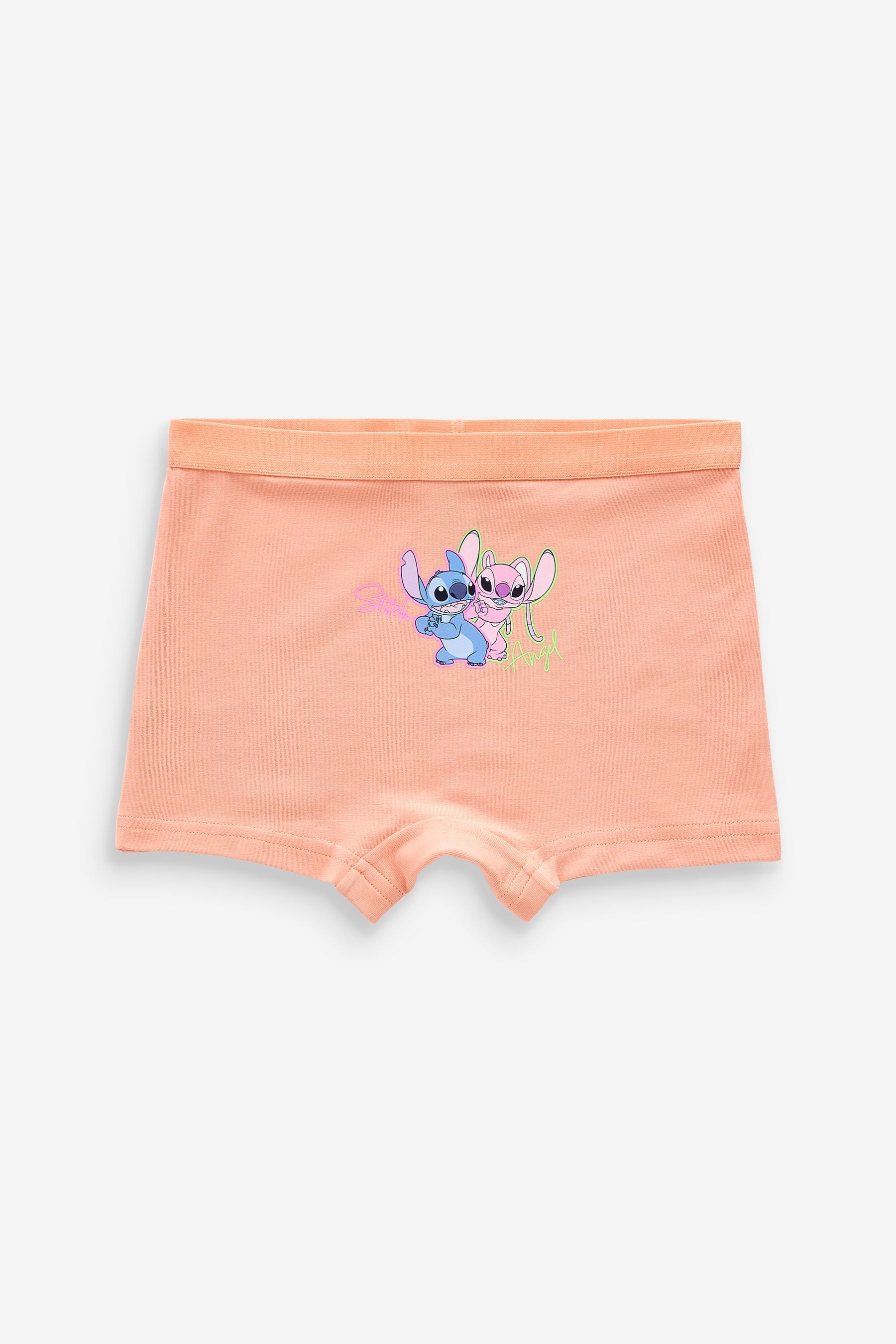 Pink/Blue Lilo And Stitch Shorts Briefs 5 Pack (2-16yrs)