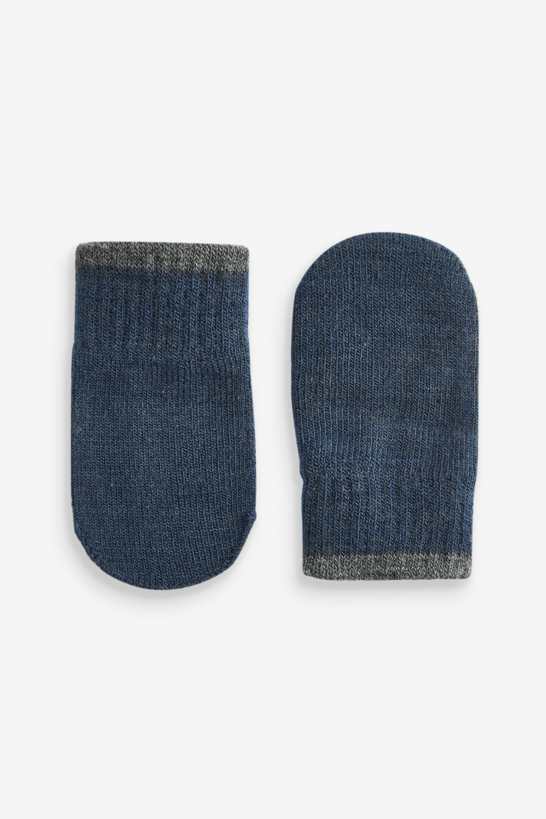 Sage Green, Navy & Charcoal 3 Pair Magic Mittens Set (3mths-6yrs)