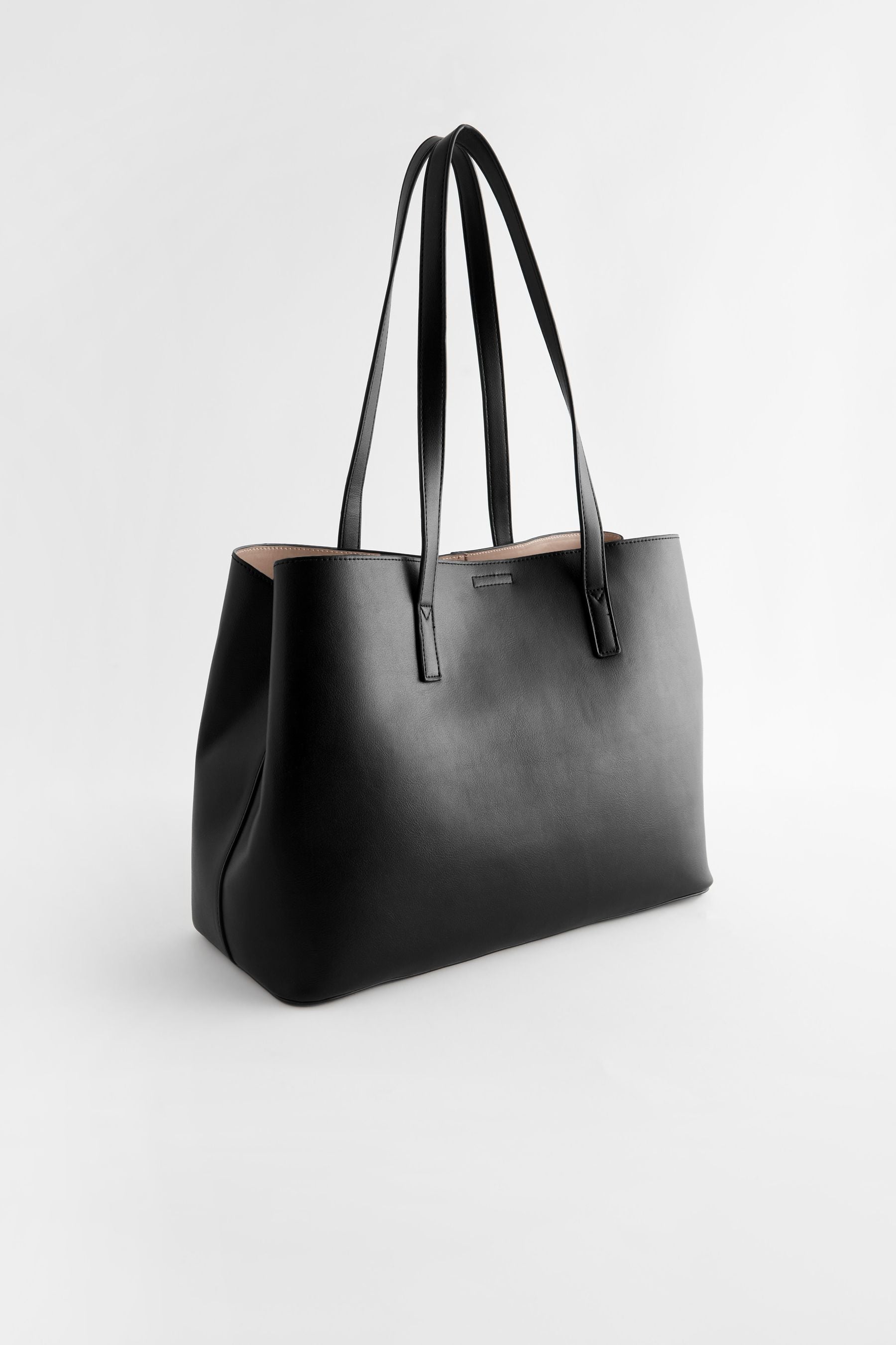 Black Open Tote Bag