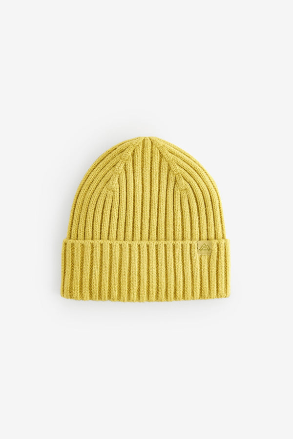 Citrine Yellow Knitted Beanie Hat (1-16yrs)