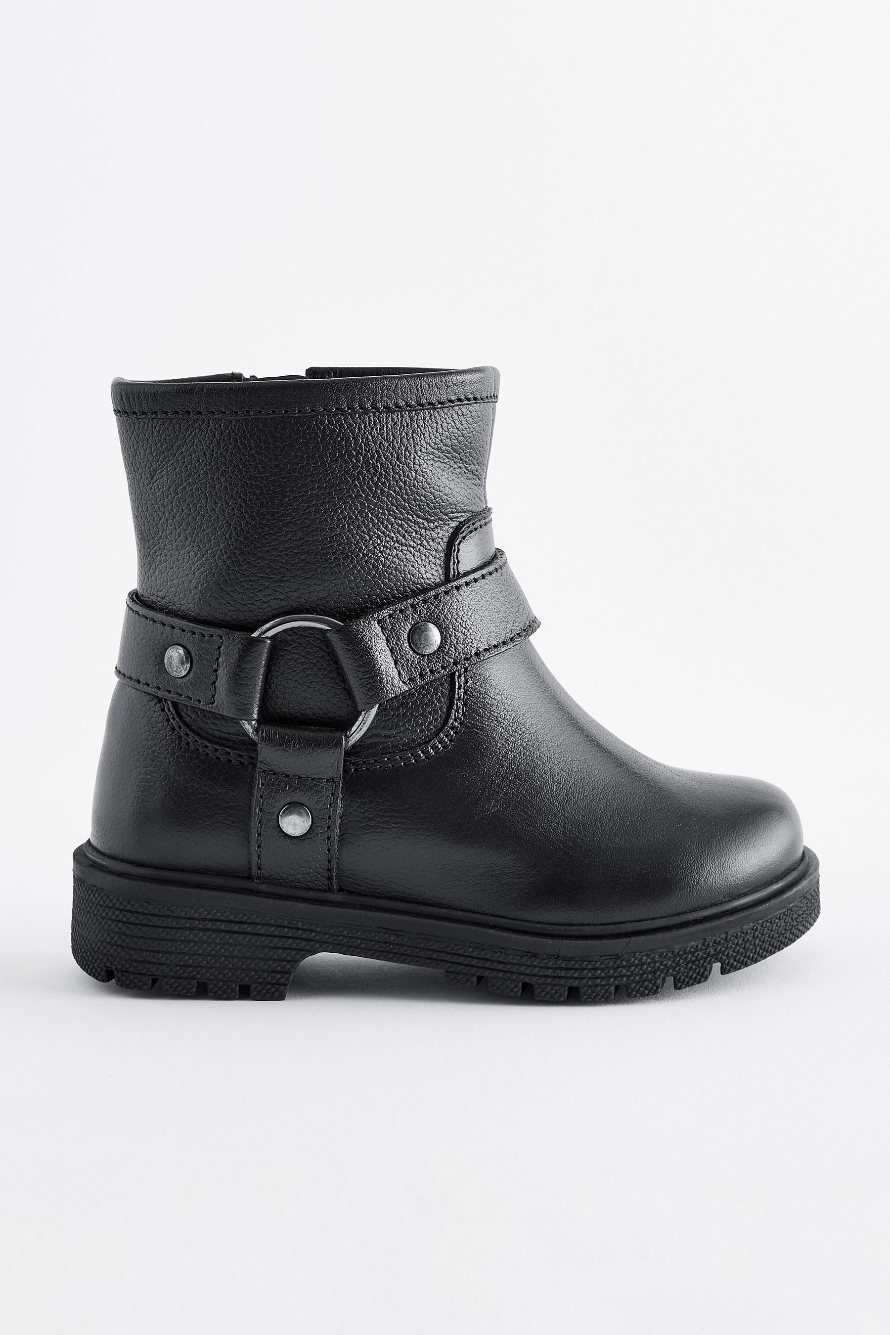 Black Biker Boots