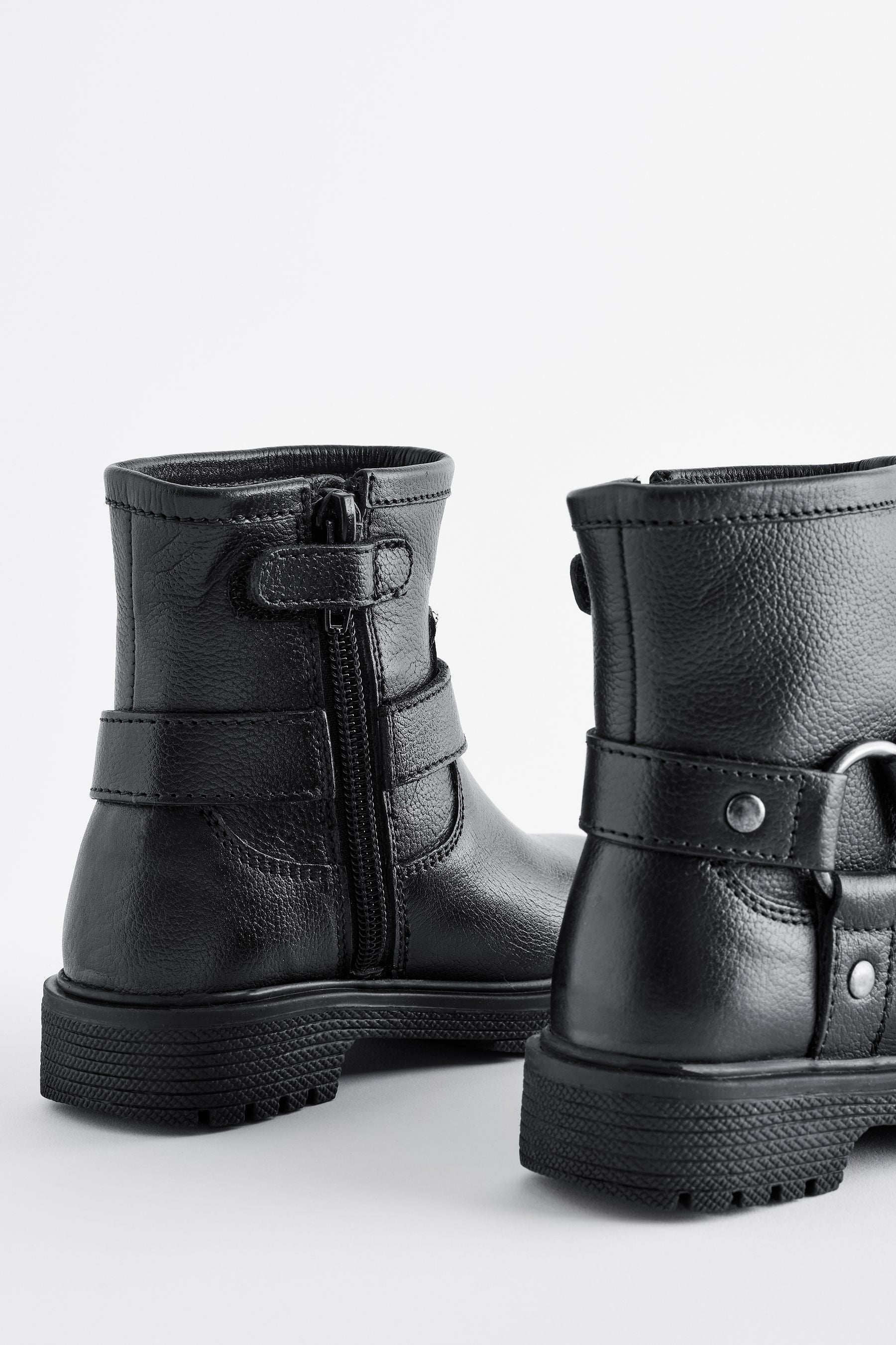 Black Biker Boots